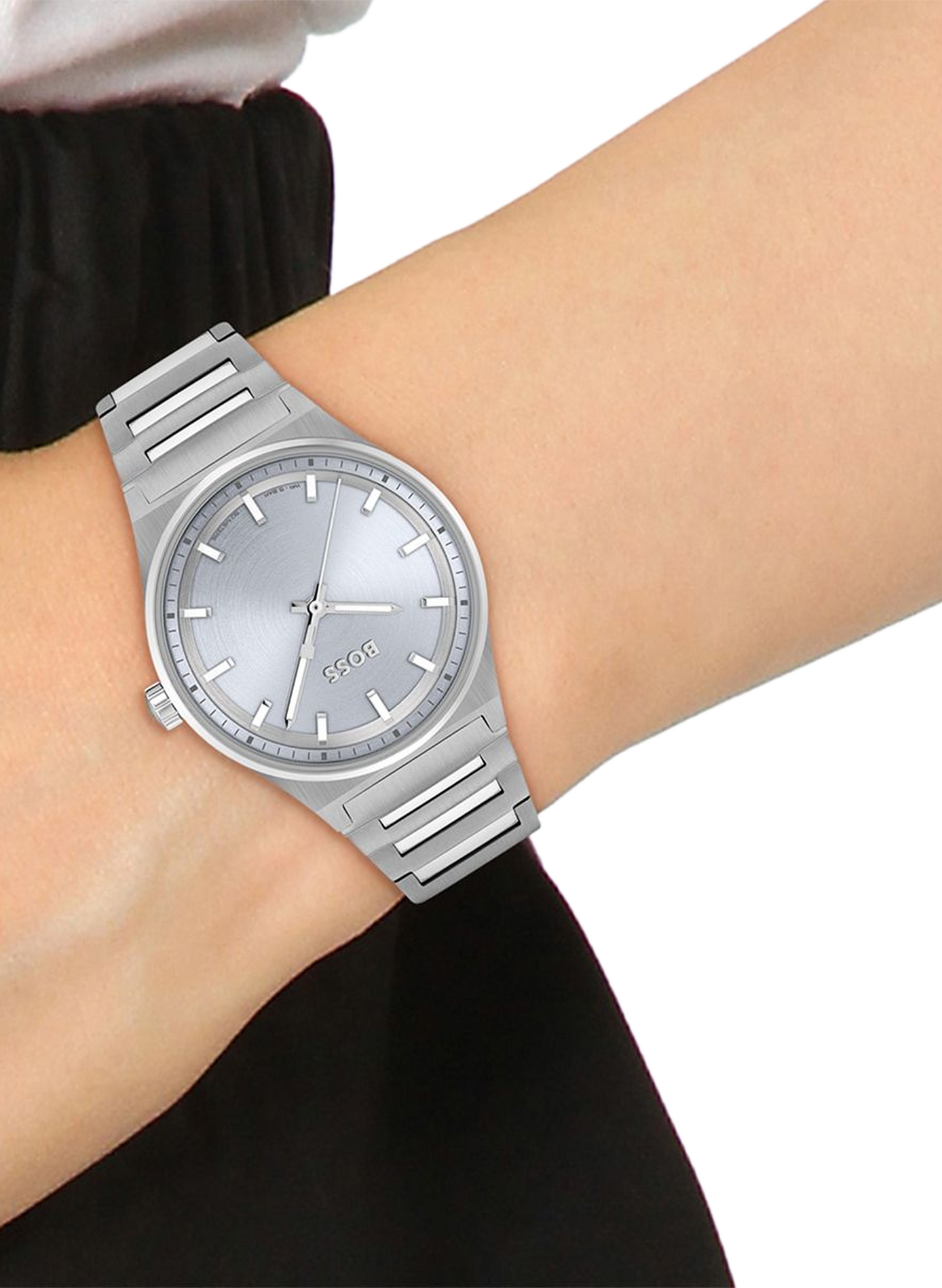 Montre quartz Candor en acier inoxydable BOSS Blau