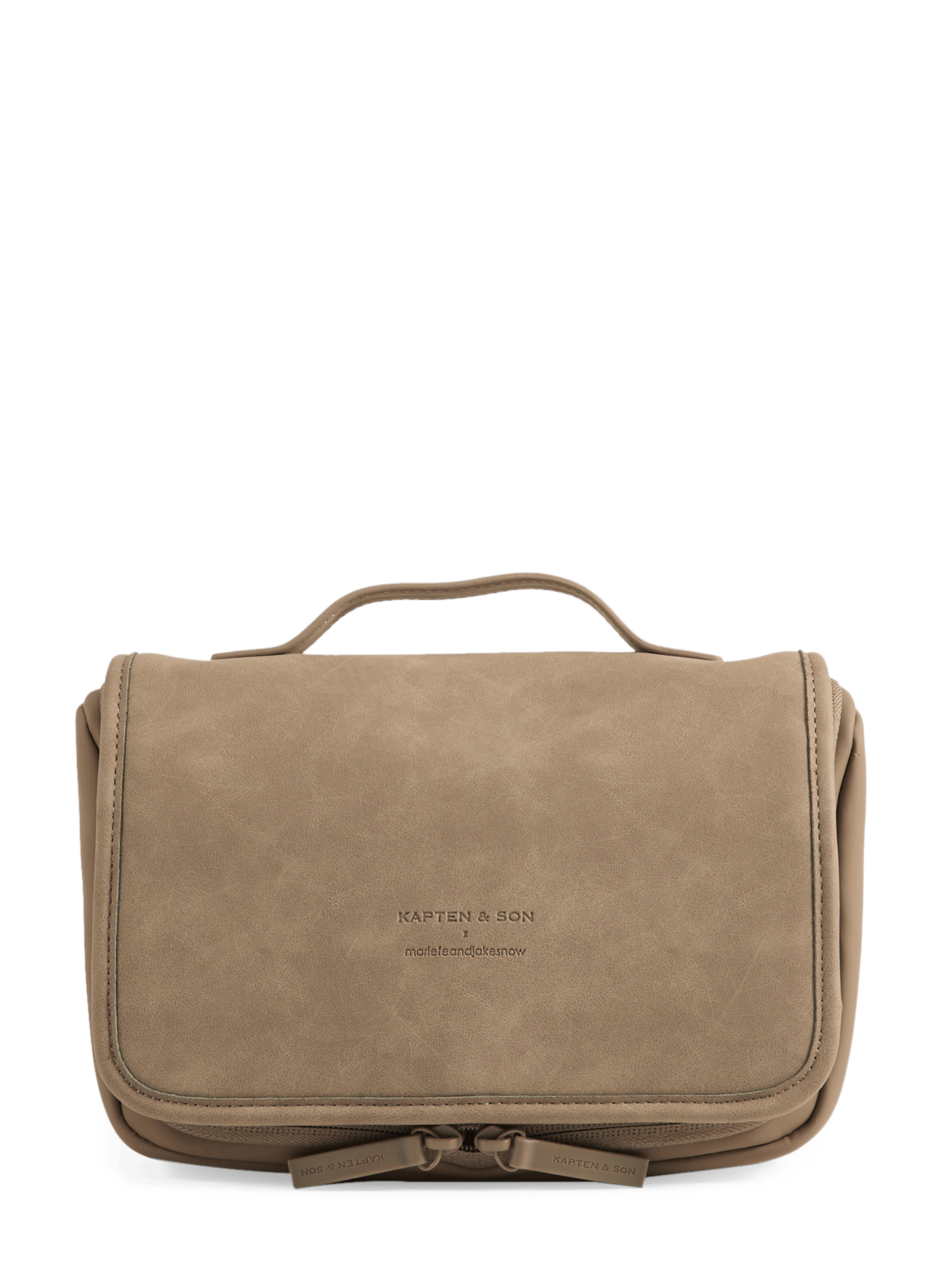 Kosmetiktasche Bali Washbag KAPTEN & SON Braun