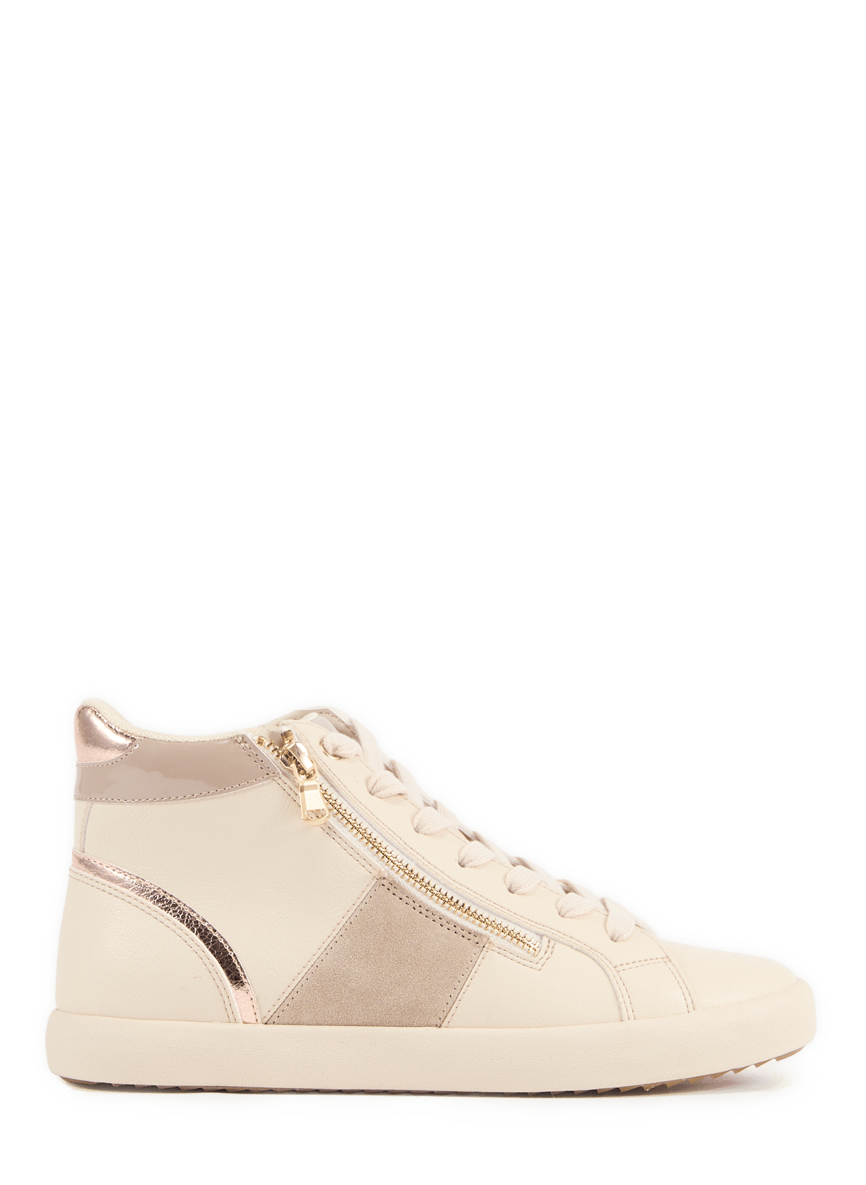 High-top lace-up sneakers GEOX Beige