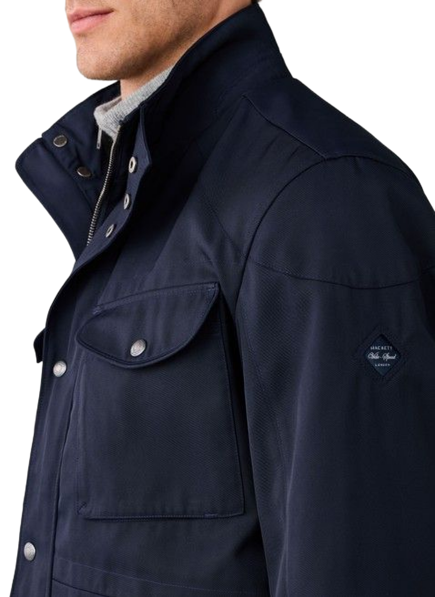 Veste col montant HACKETT Bleu
