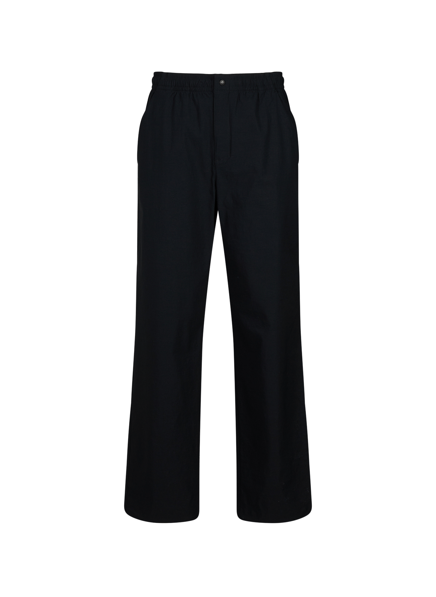 Straight pants with elastic waistband COLUMBIA Black