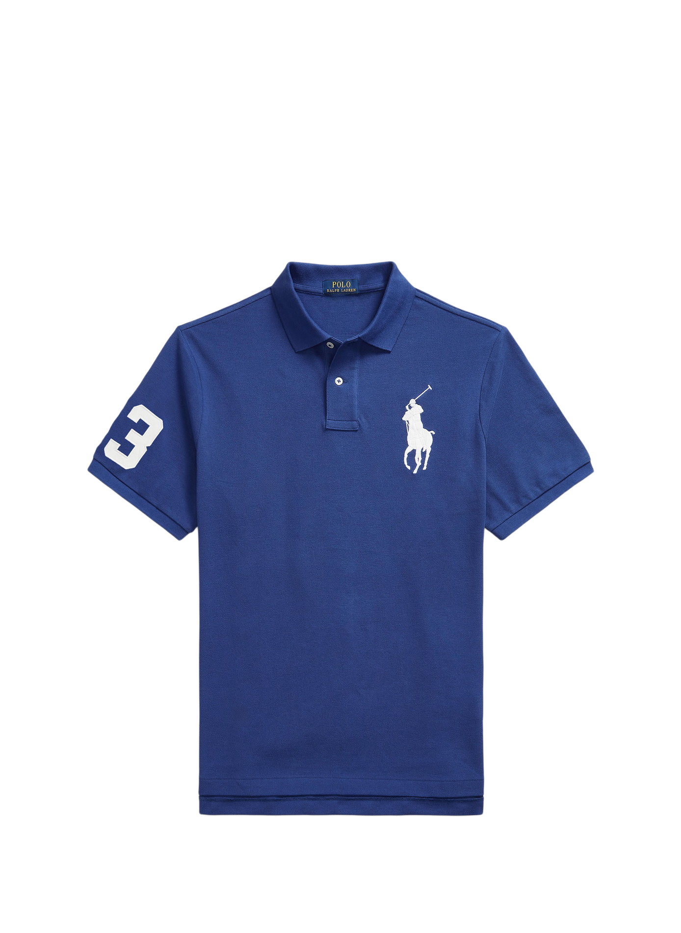 Polo droit manches courtes en coton POLO RALPH LAUREN Bleu