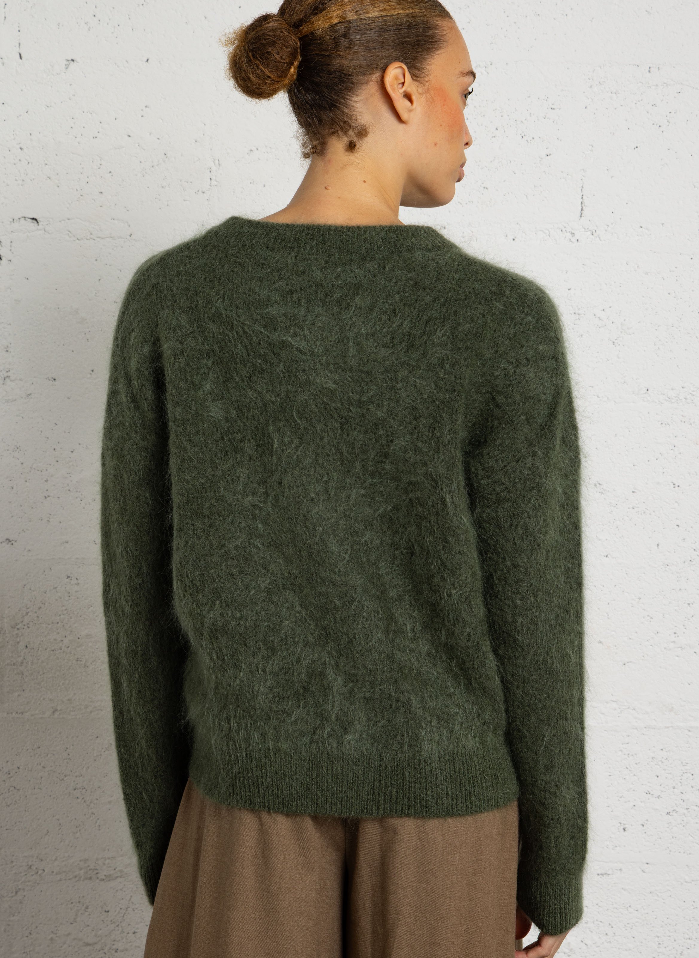 Pull oversize en laine mélangée assia MAISON 123 Vert