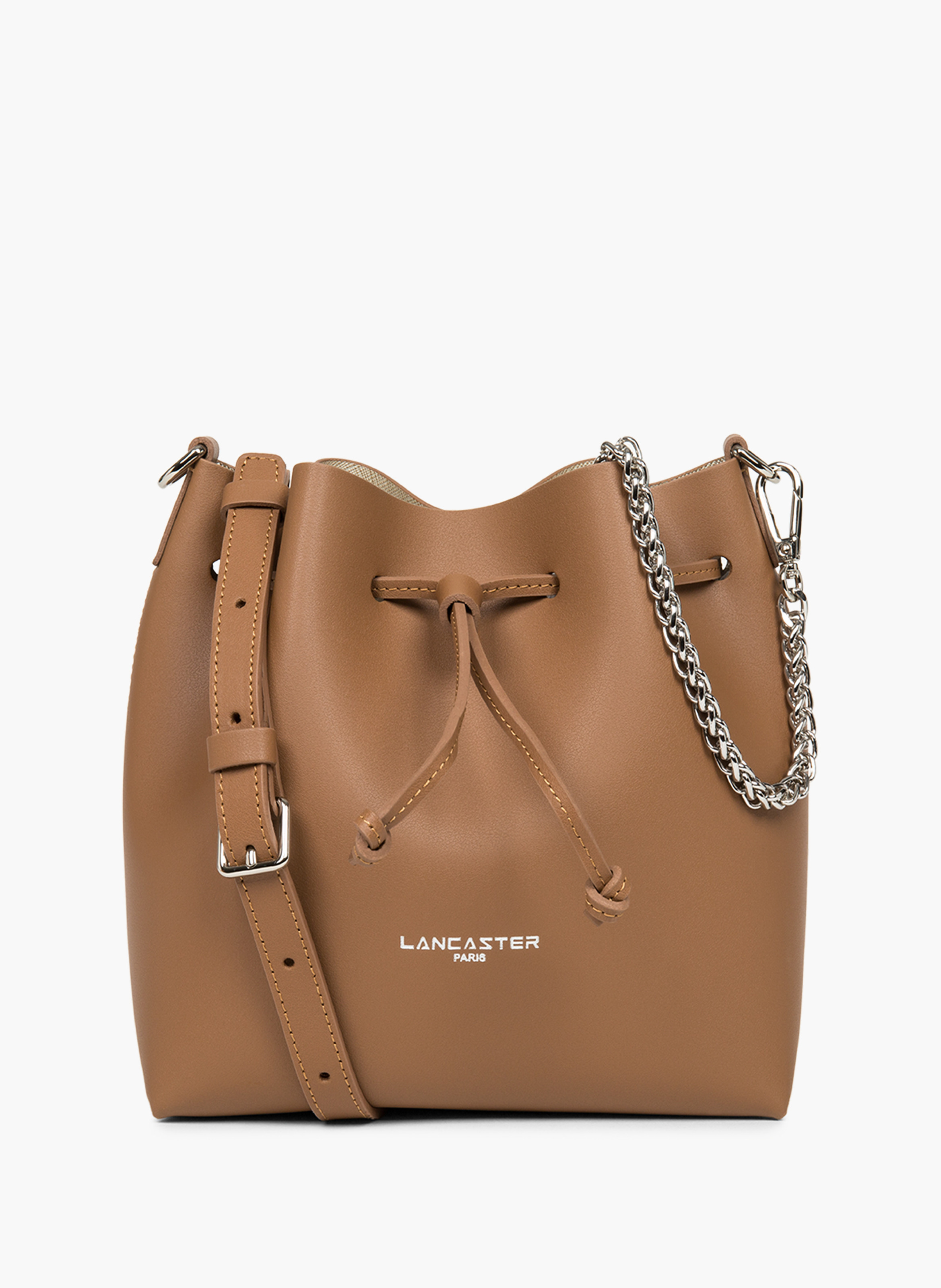 Petit sac bourse - pur & element city LANCASTER Marron