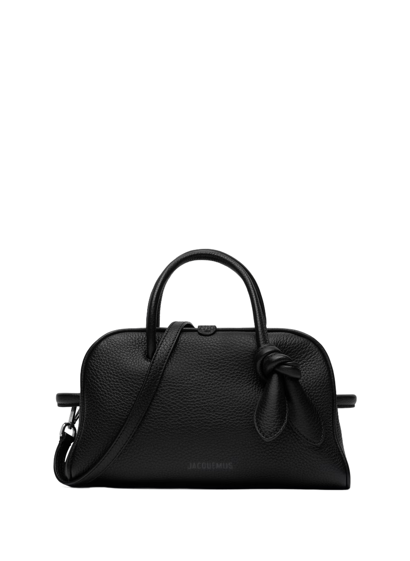 Bolso Le Petit Turismo de cuero granulado JACQUEMUS Negro