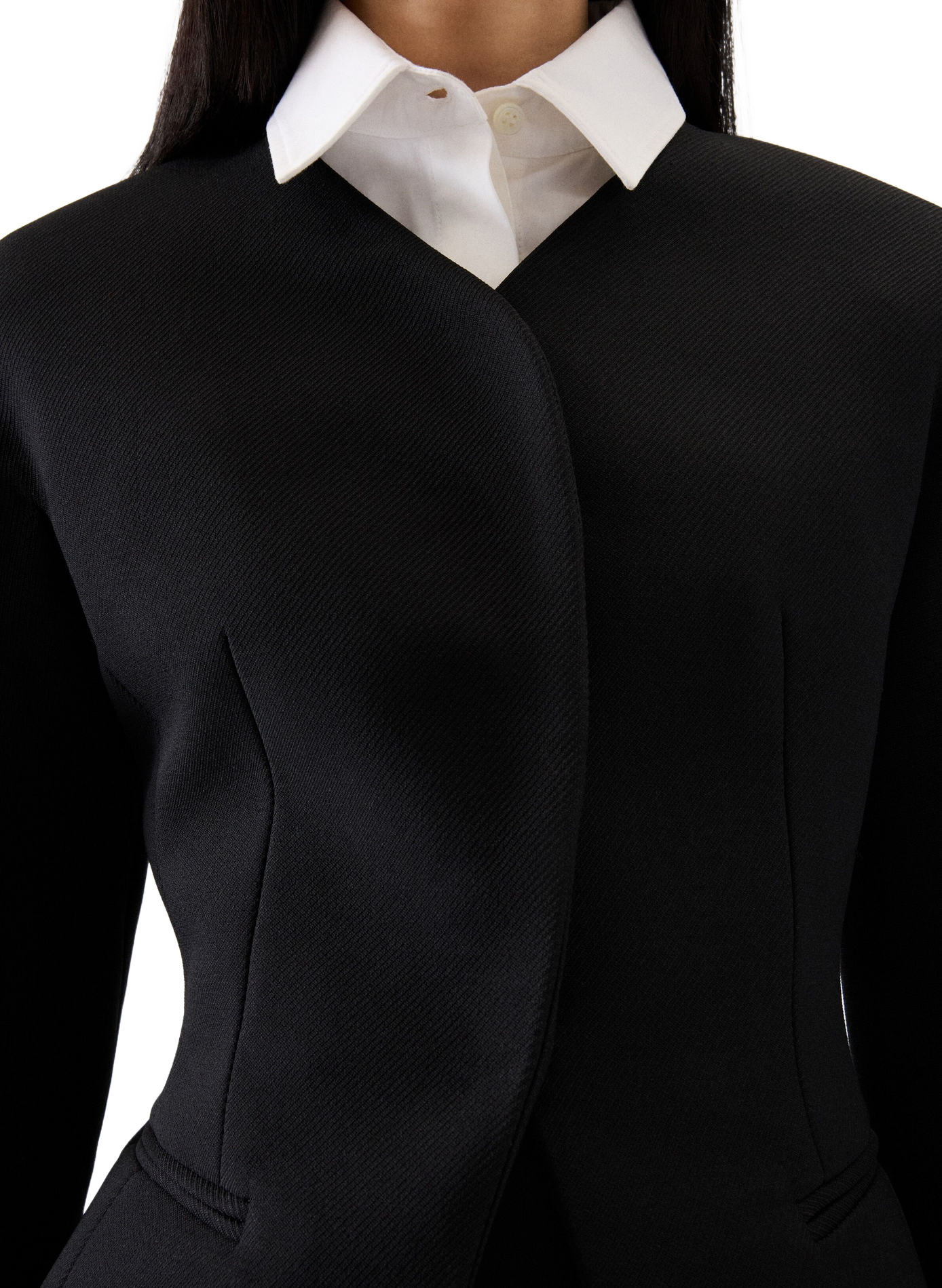 La petite veste Ovalo entallada JACQUEMUS Negro