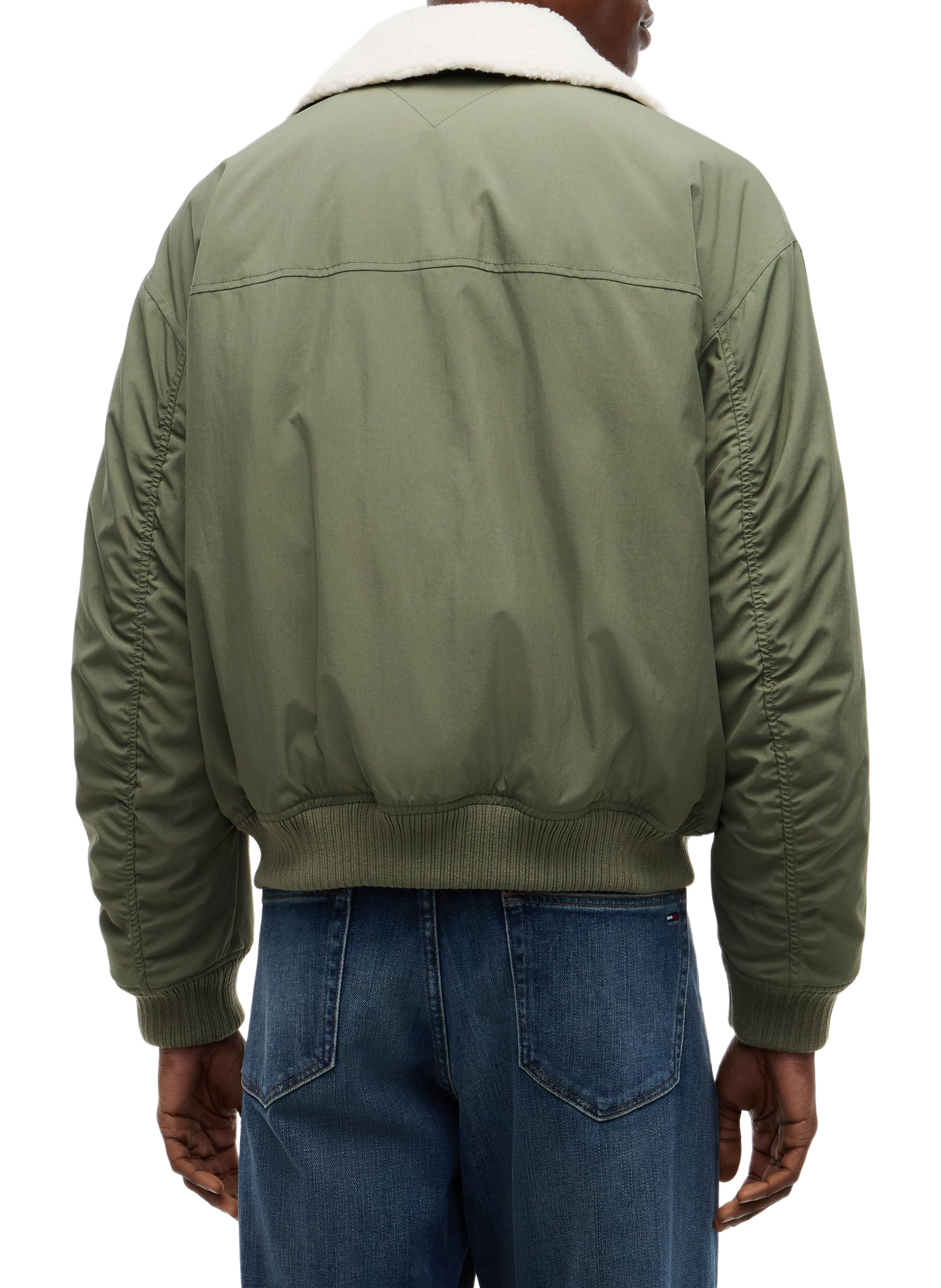Aviator jacket with faux fur collar TOMMY HILFIGER Khaki