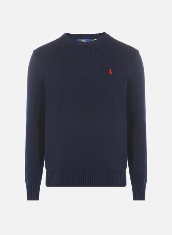 Straight cotton knit sweater polo ralph lauren men printemps