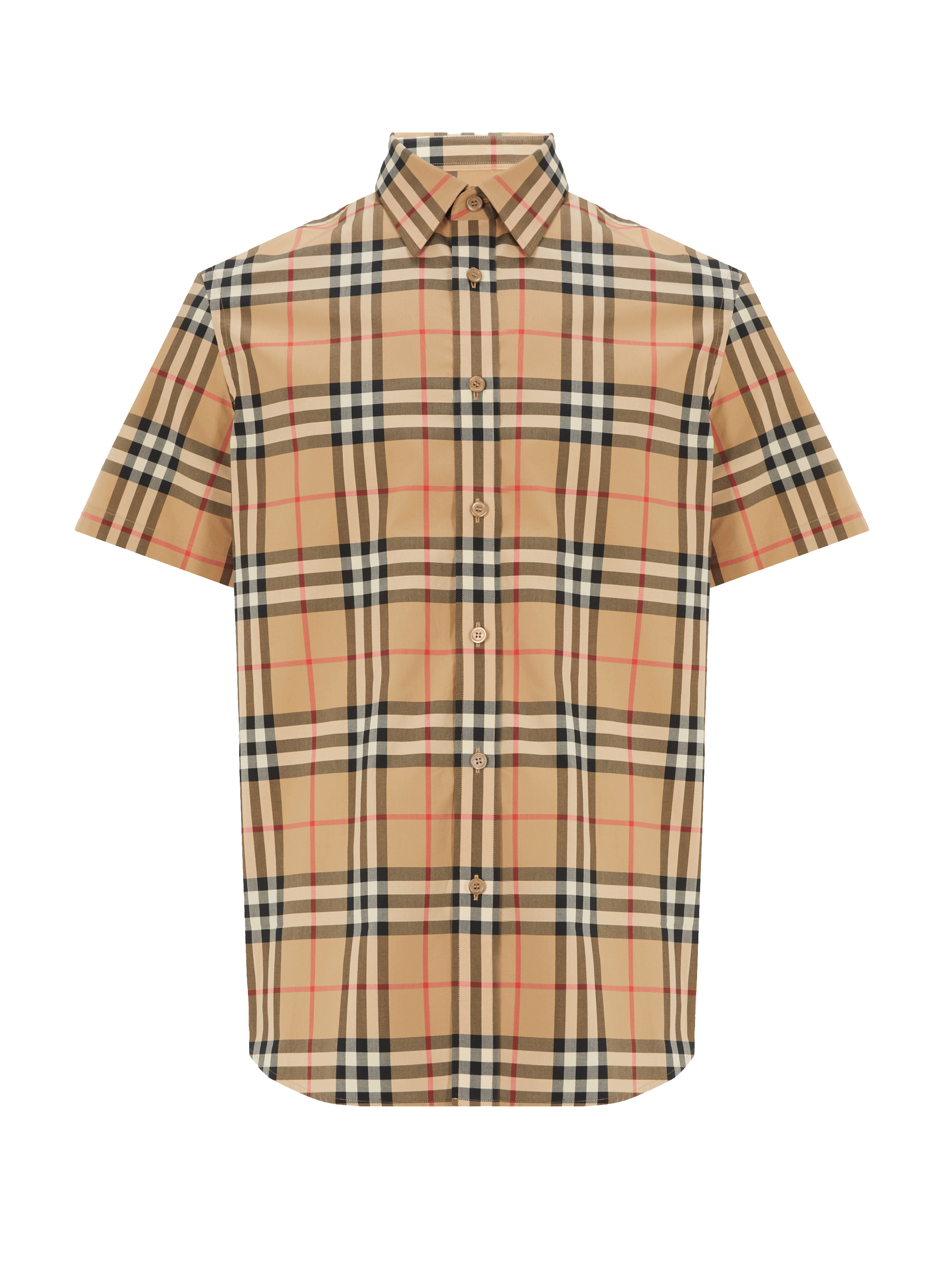 Chemise à carreaux en coton