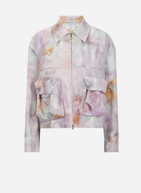 Printed cotton jacket MulticolorCOLLINA STRADA 