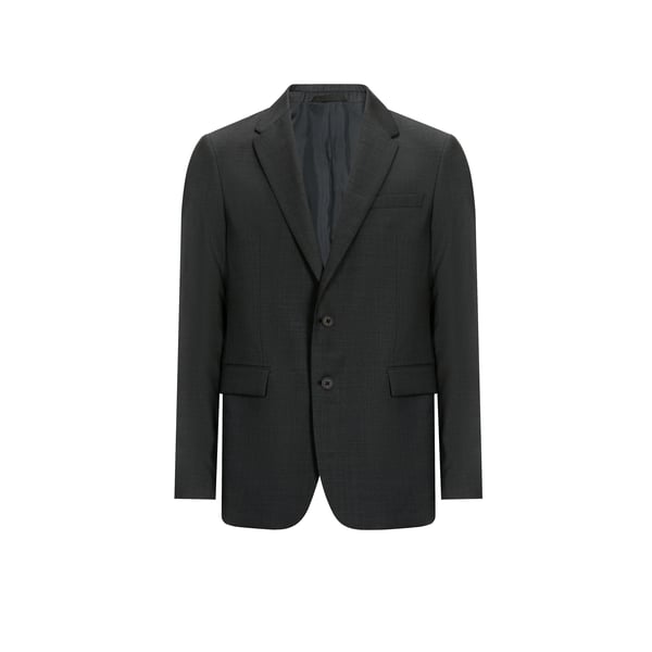 Saison 1865 Houndstooth Wool Jacket In Grey