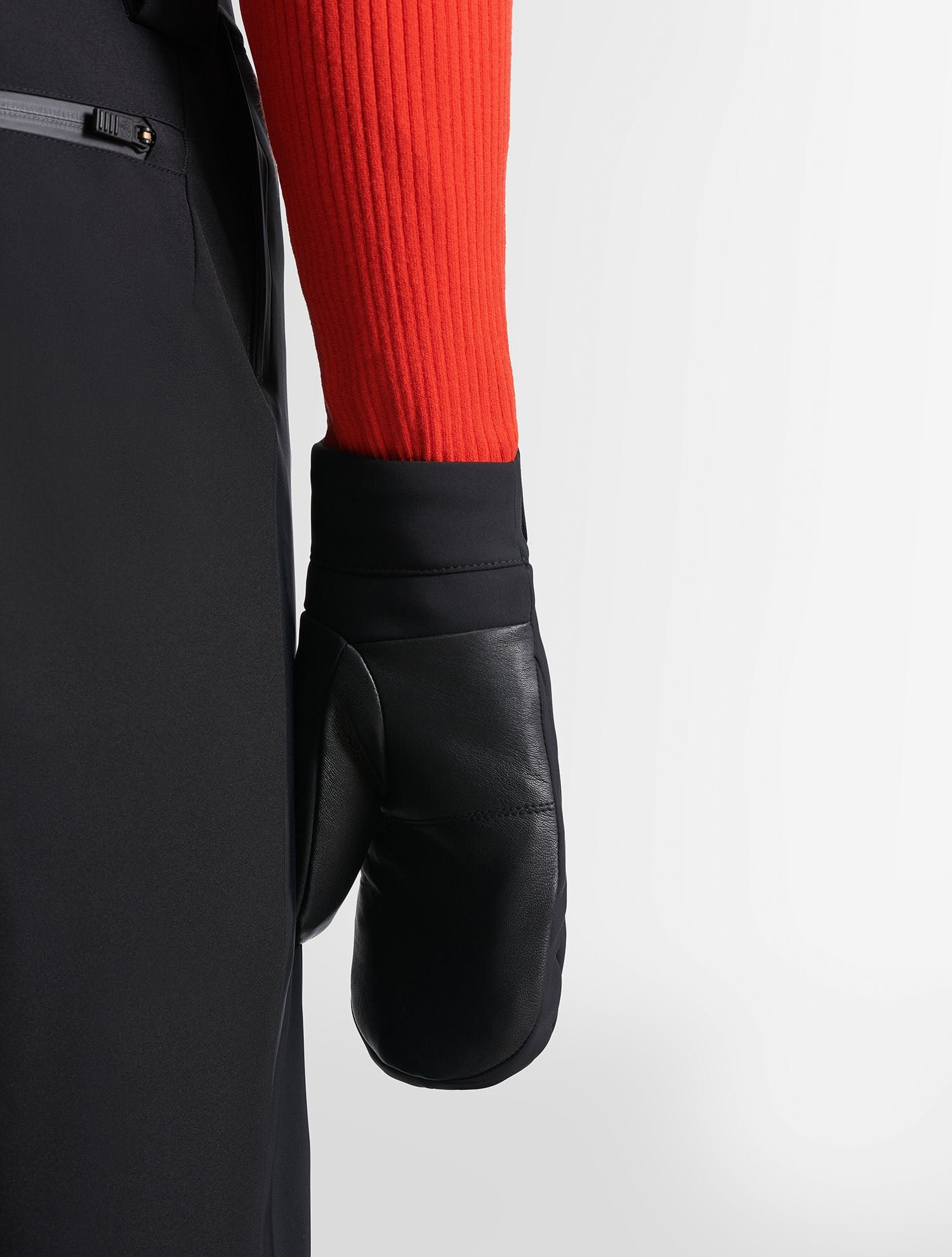 Moufles de ski rock mitten coupe regular FUSALP Noir