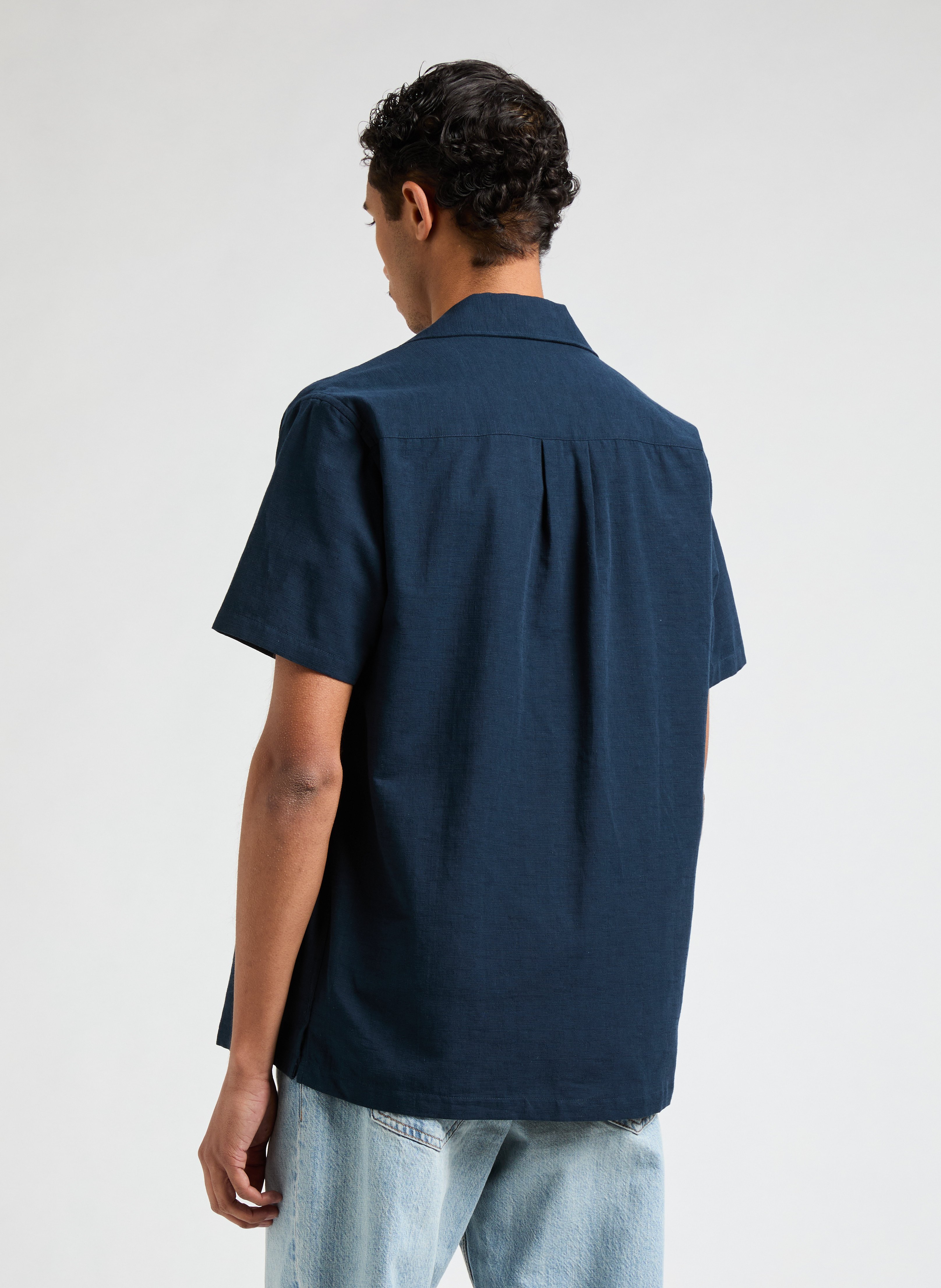 Chemise en coton AU PRINTEMPS PARIS Bleu