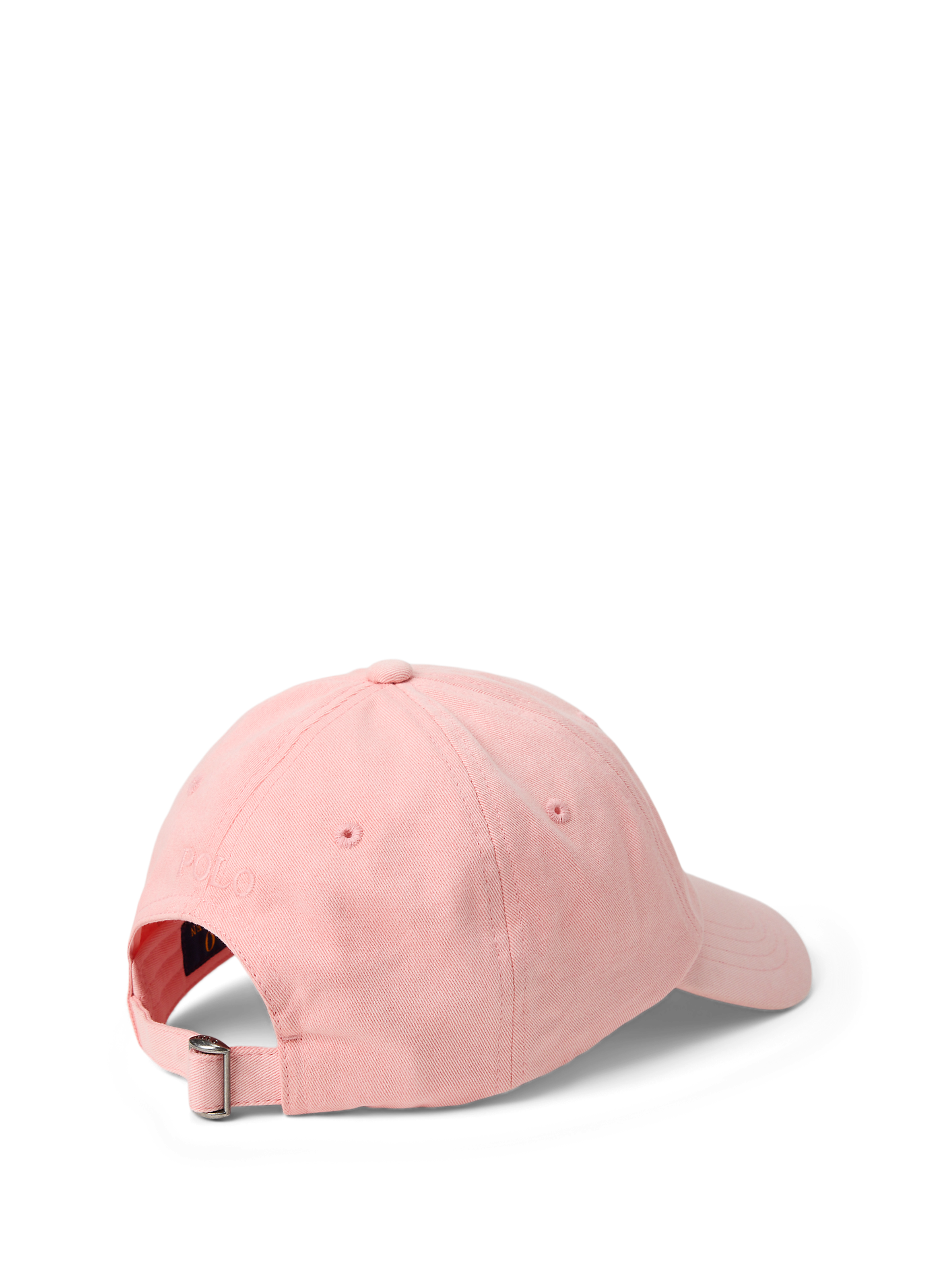 Casquette brodée en coton POLO RALPH LAUREN Rose