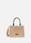 Mini sac cabas main - moumoute  Beige - noir