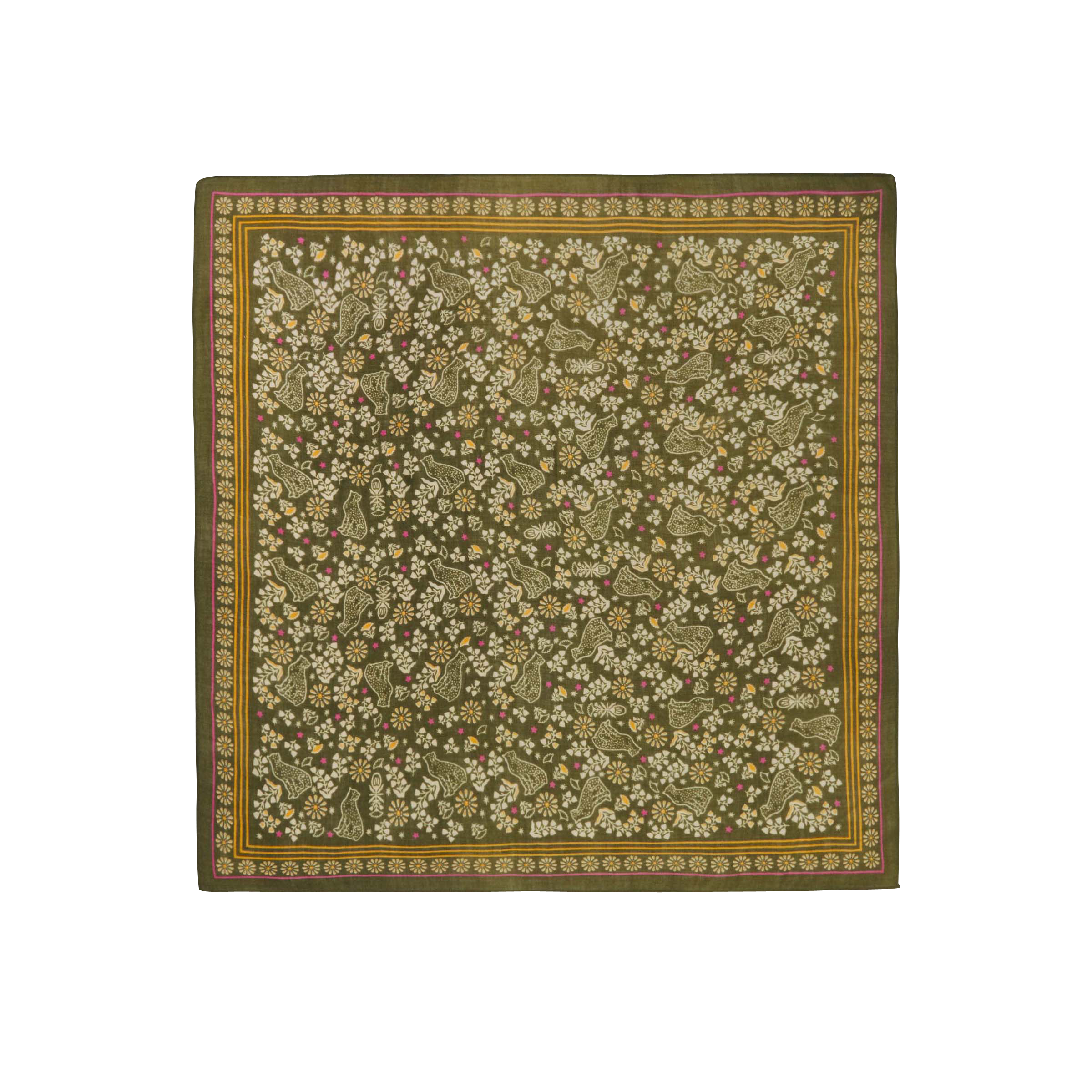 Foulard en laine constance BILLYBELT Kaki