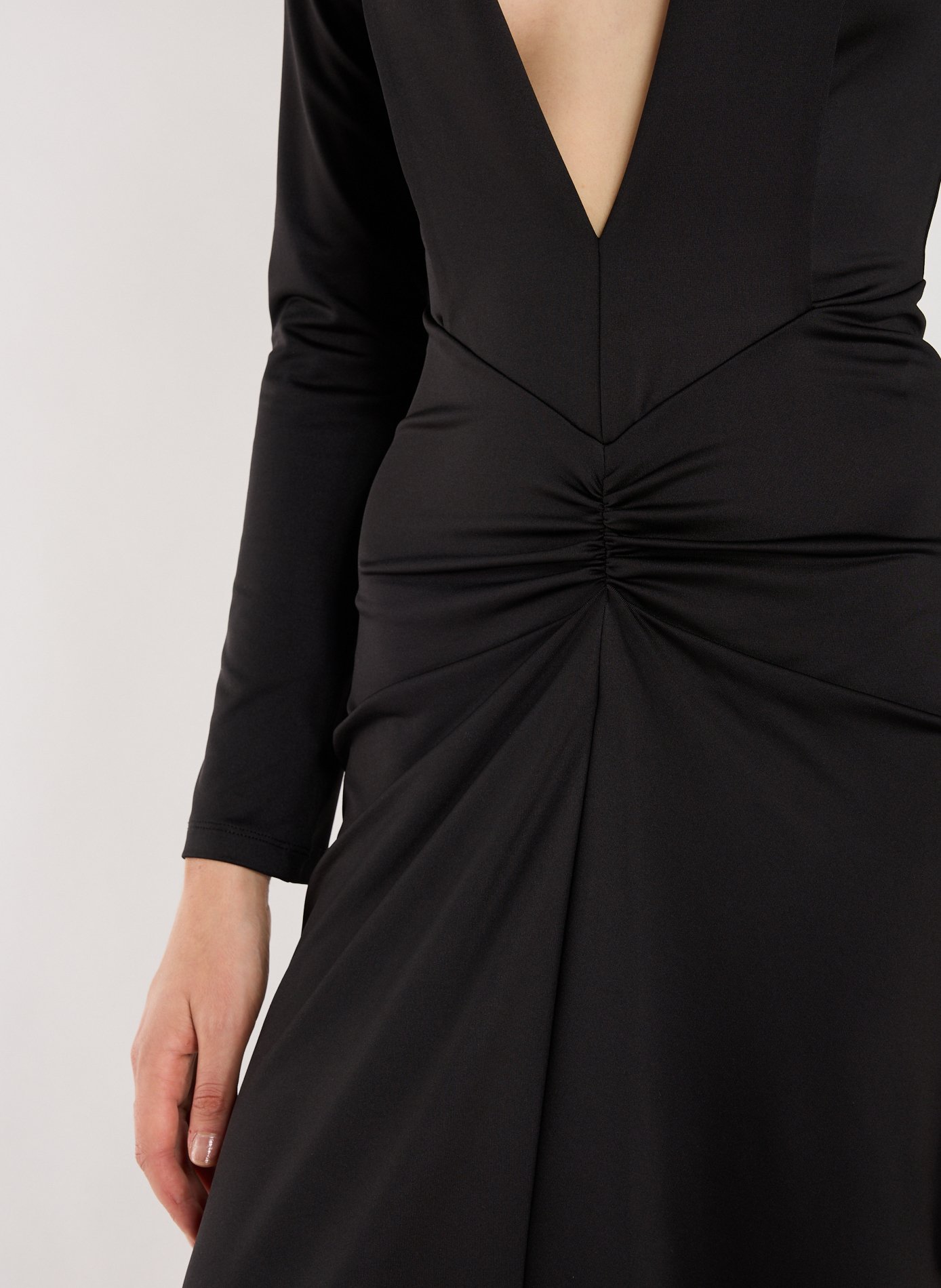 Flowing maxi dress VICTORIA BECKHAM Black