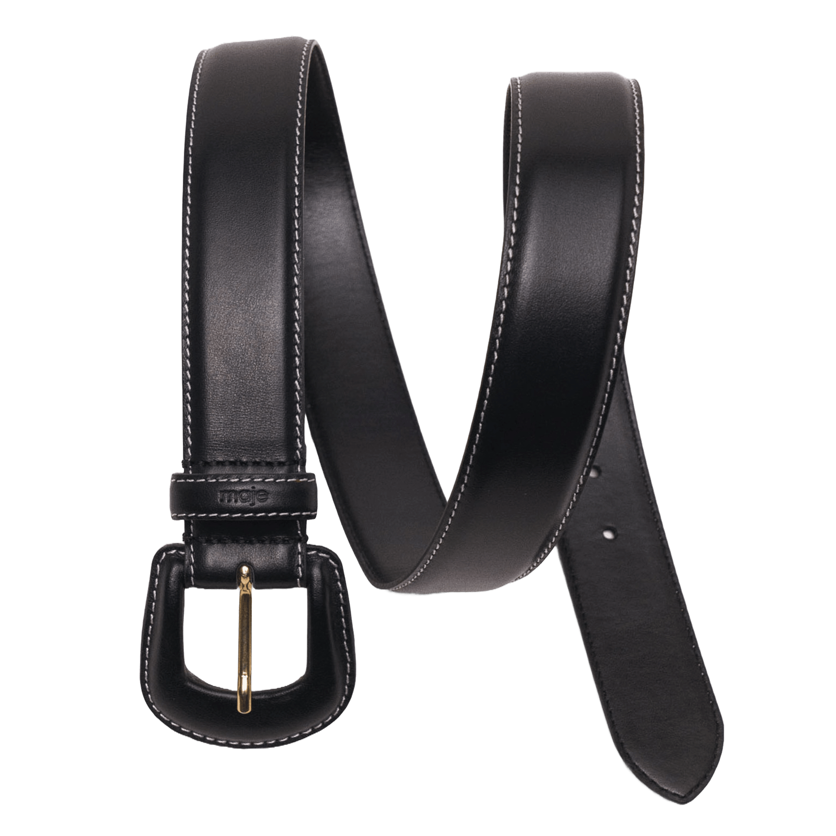 Ceinture en cuir Noir