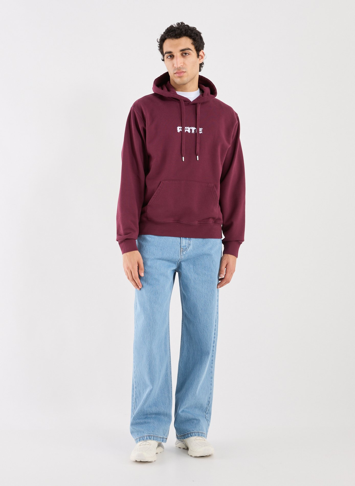 Embroidered cotton sweatshirt ARTE ANTWERP Red