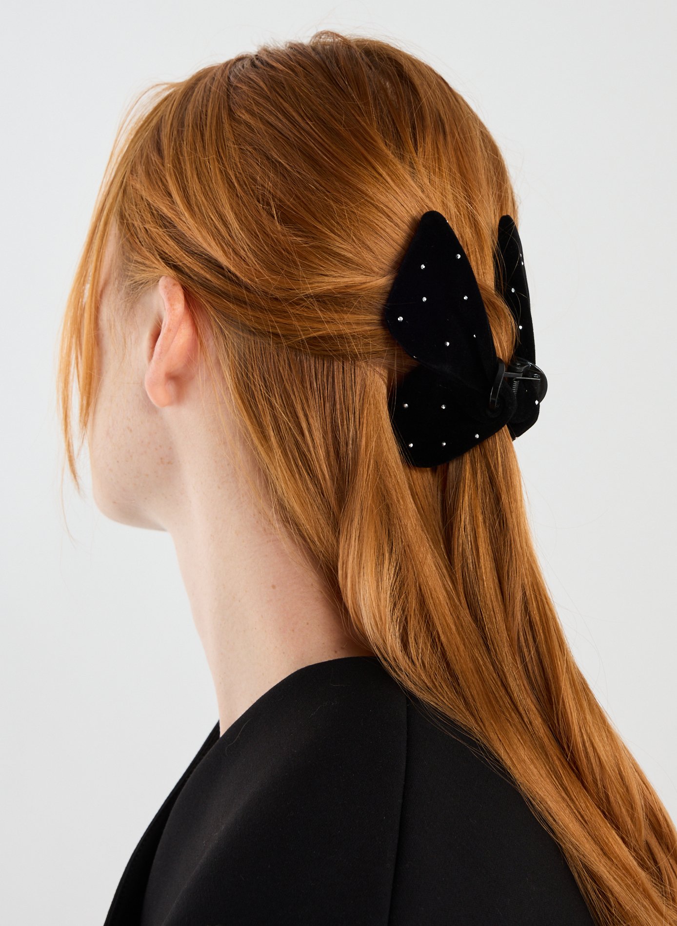 Butterfly hair clip AU PRINTEMPS PARIS Black
