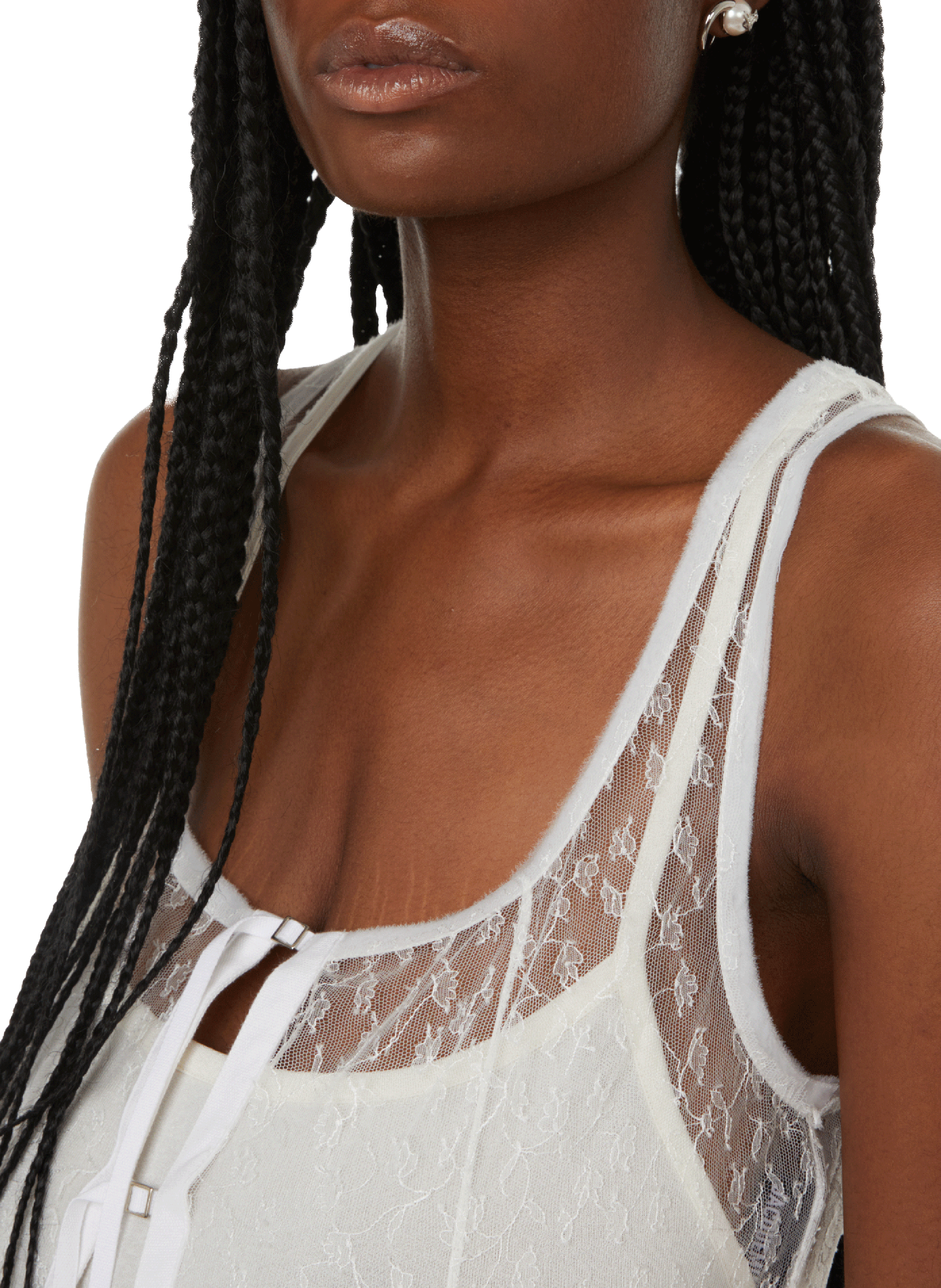 La Robe Dentelle dress  JACQUEMUS White