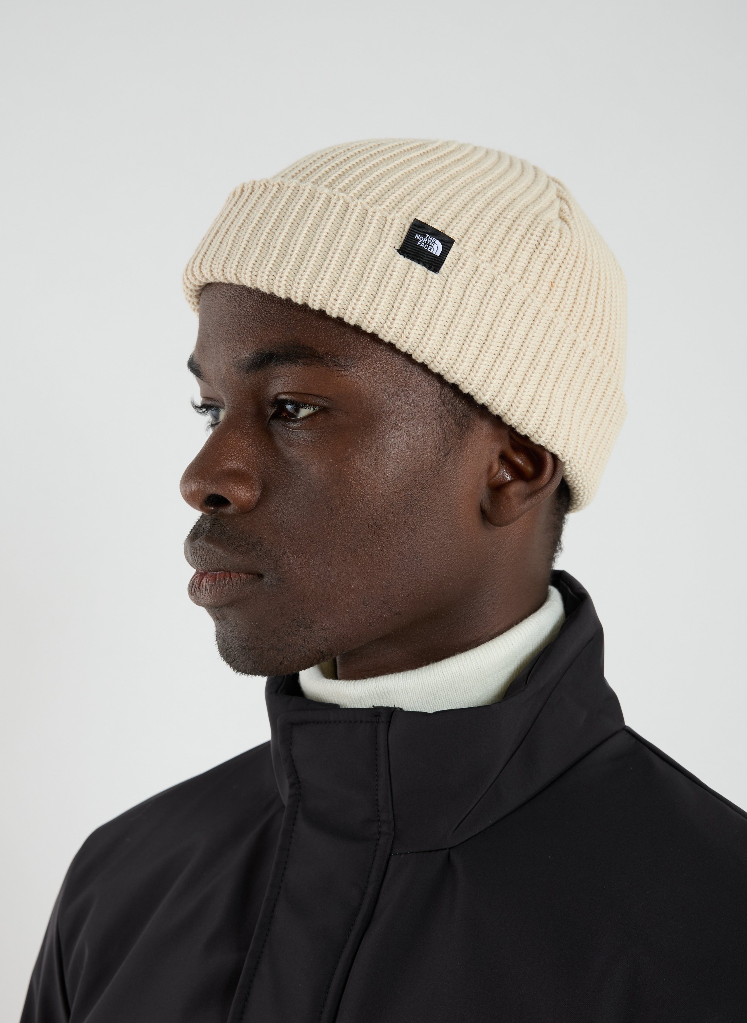 Ribbed beanie THE NORTH FACE White