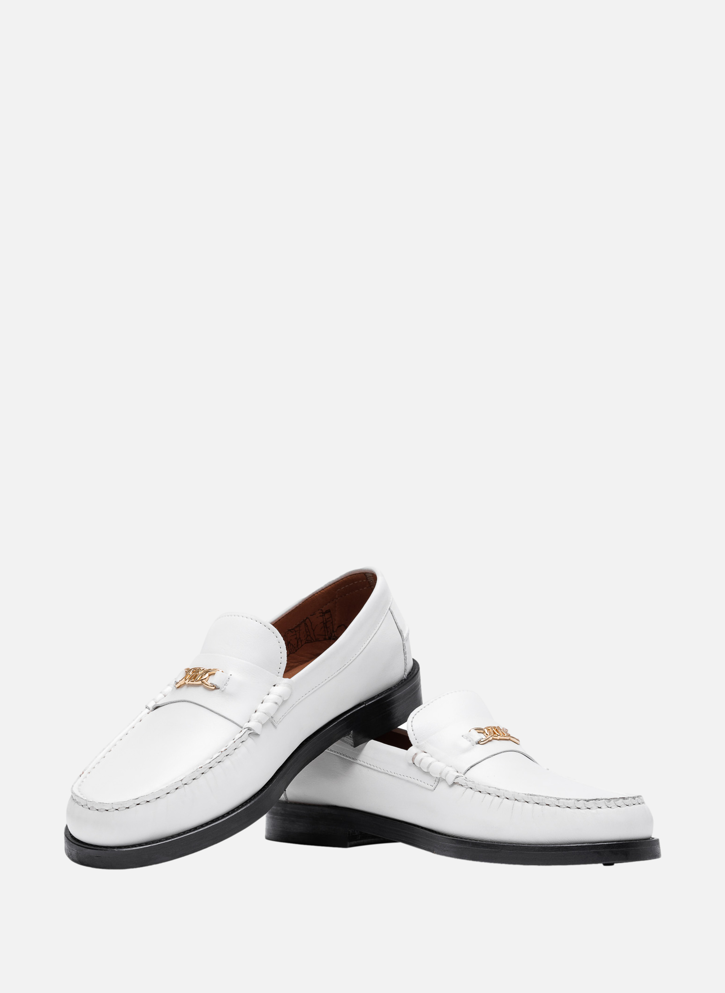 Mocassins roma NAKED WOLFE Blanc