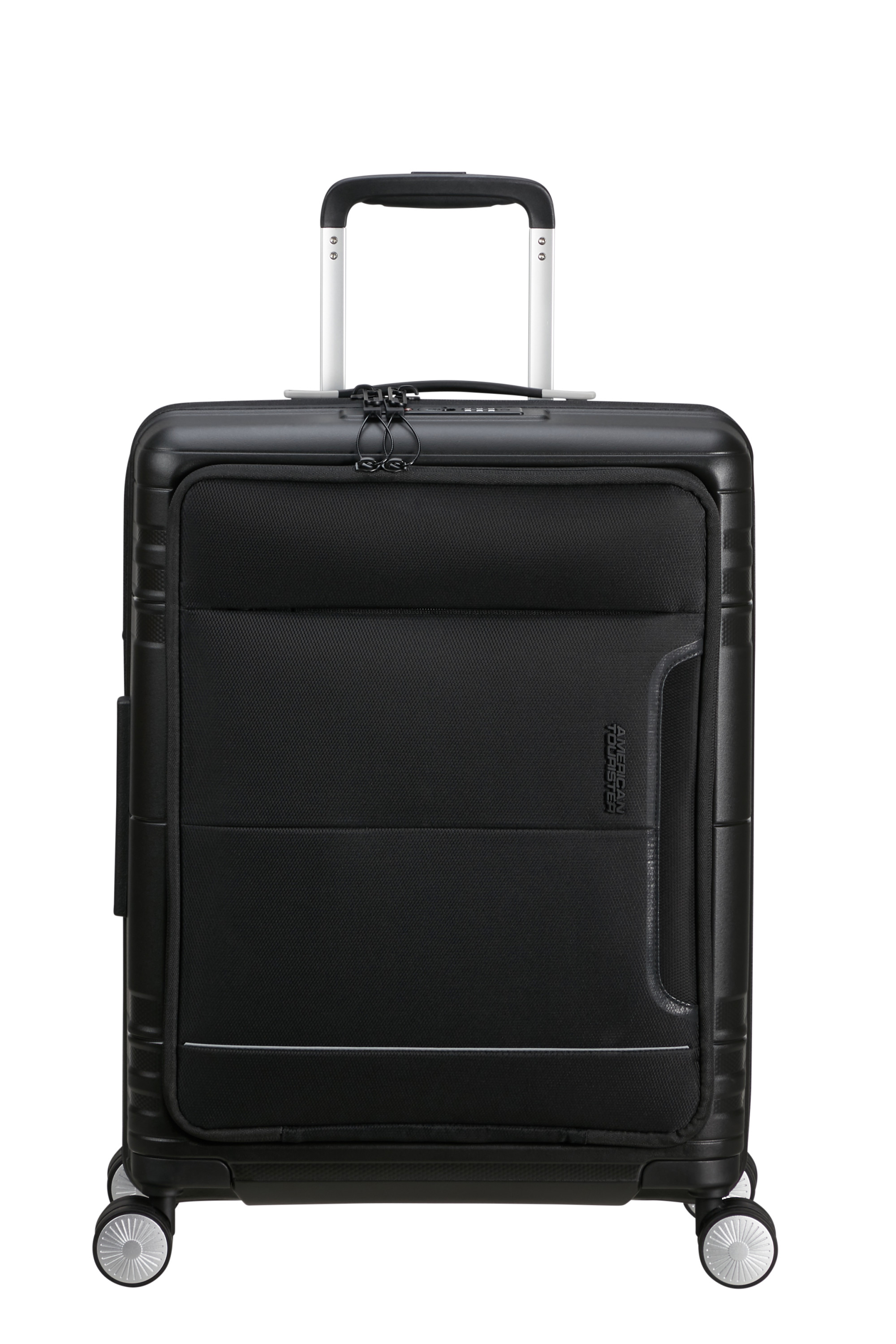 Hello cabin valise 4 roues business case taille s AMERICAN TOURISTER Noir