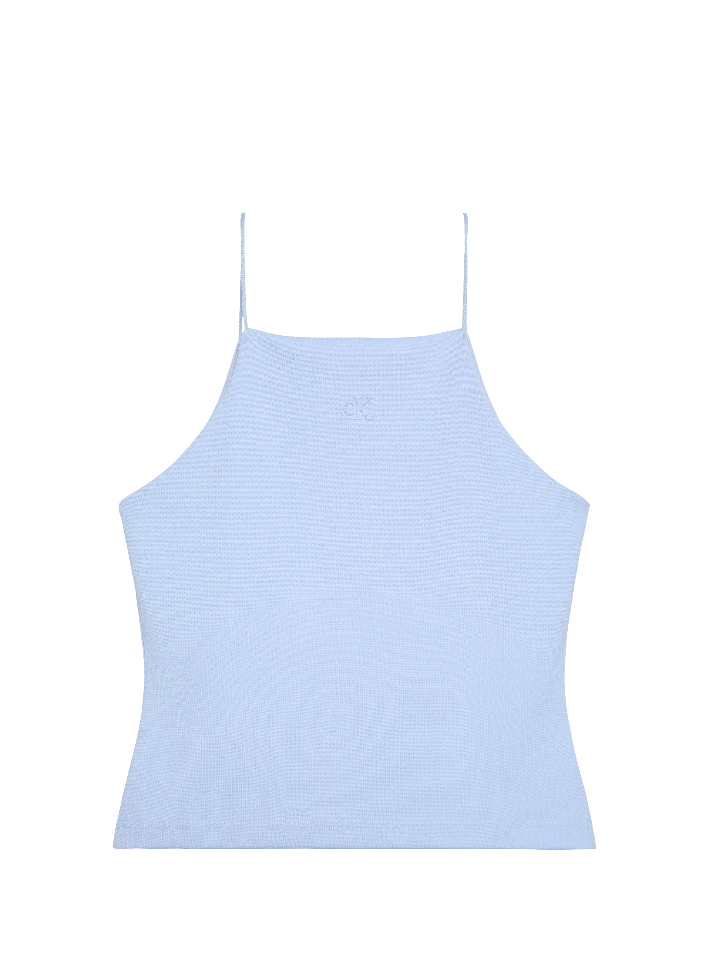 Débardeur uni à fines bretelles CALVIN KLEIN Beige