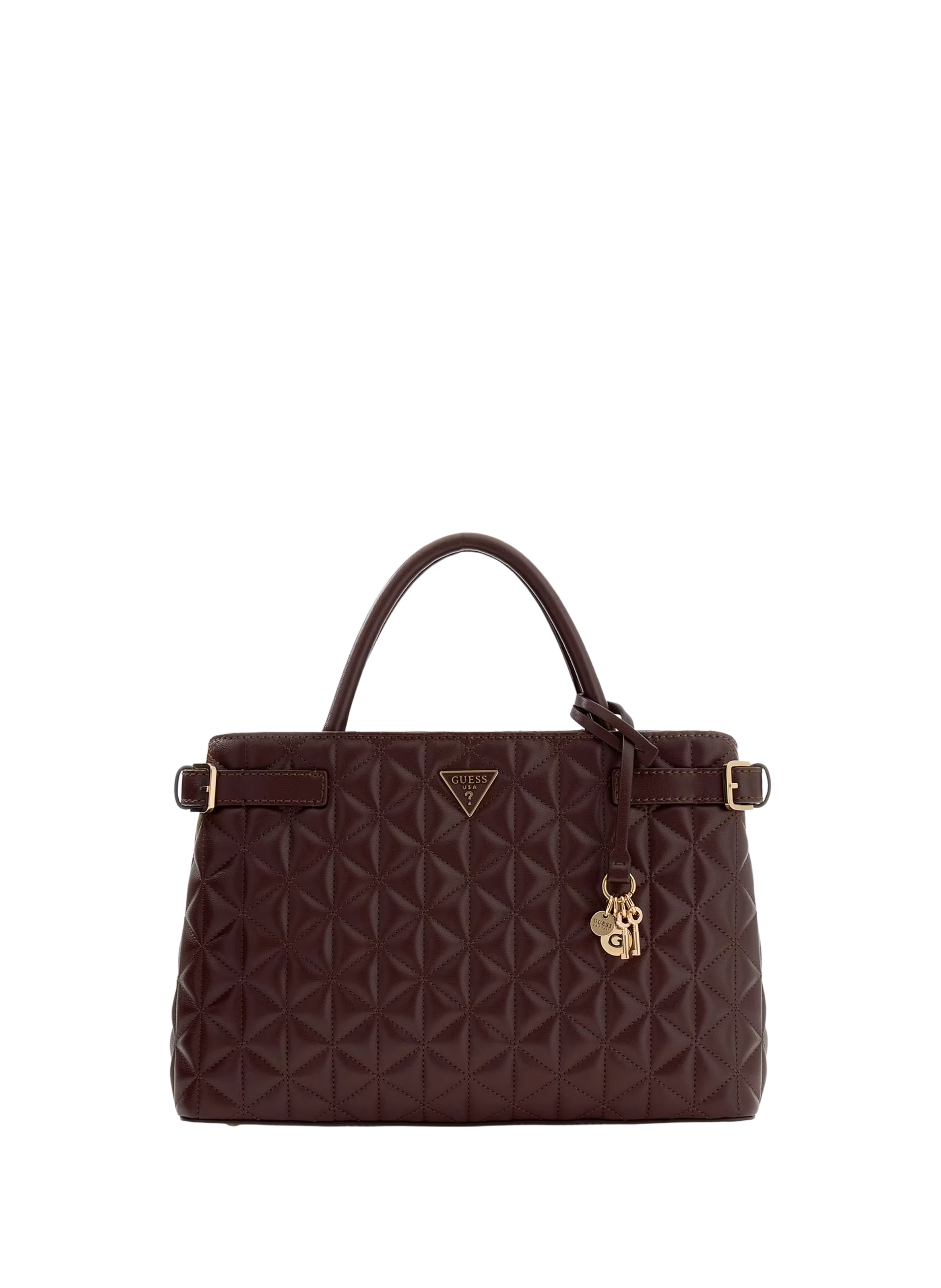 Sac à main matelassé GUESS Marron