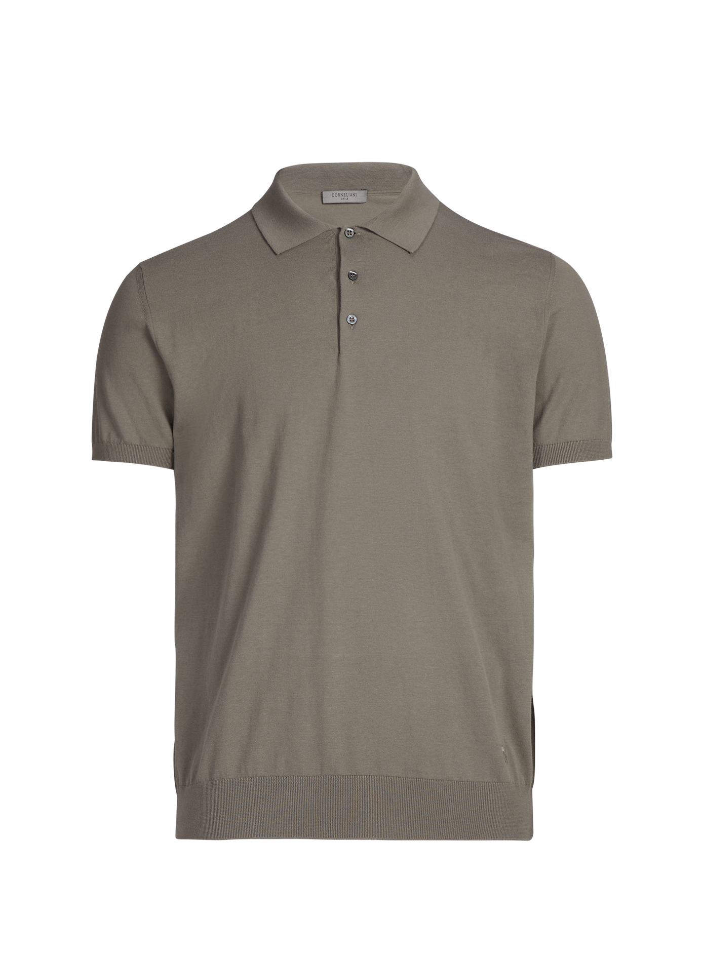  Cotton polo shirt  CORNELIANI Green