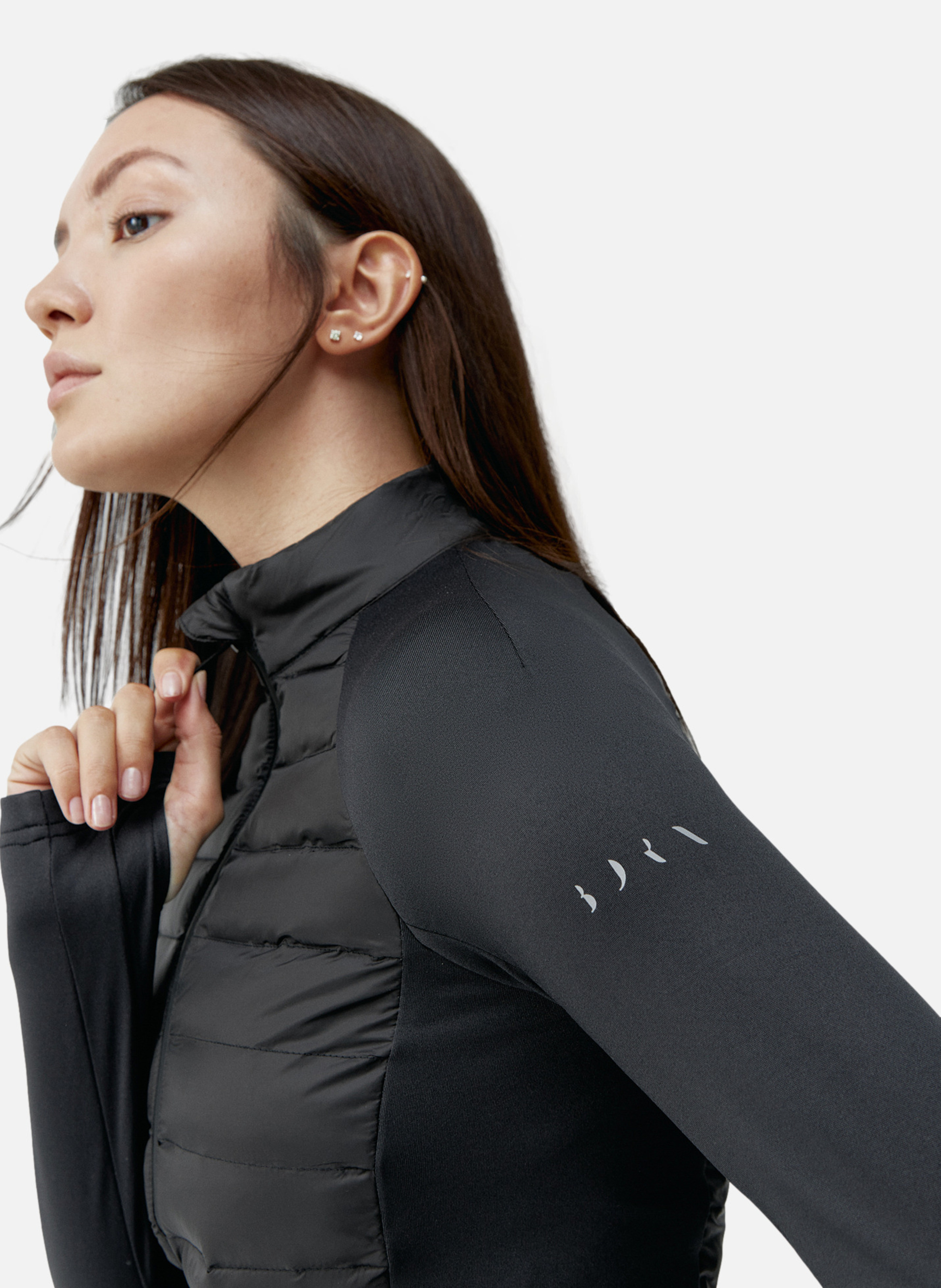 Veste de sport zippée performance athleisure zuri BORN LIVING YOGA Noir