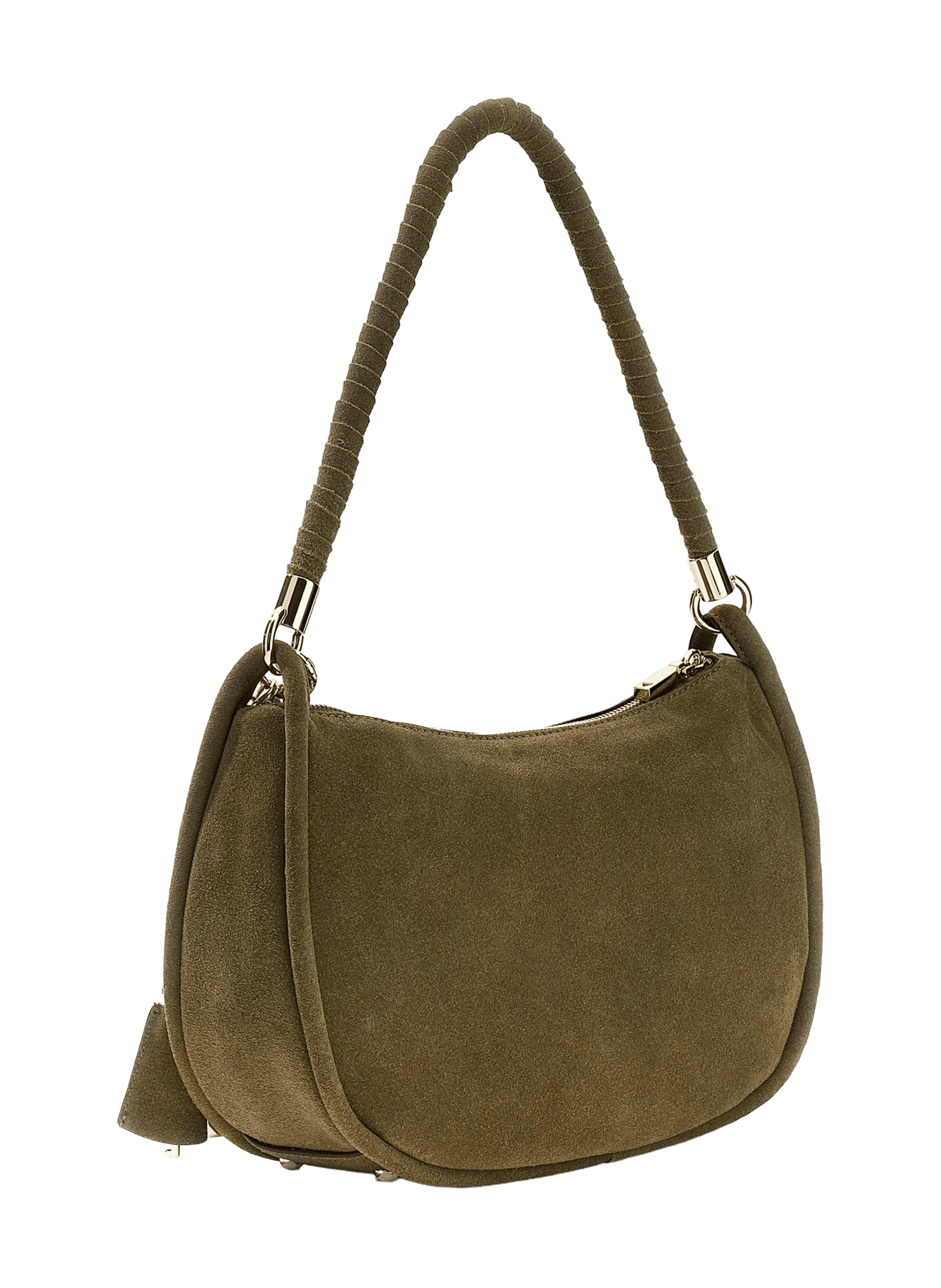 Borsa a mano in pelle grana. GUESS Verde