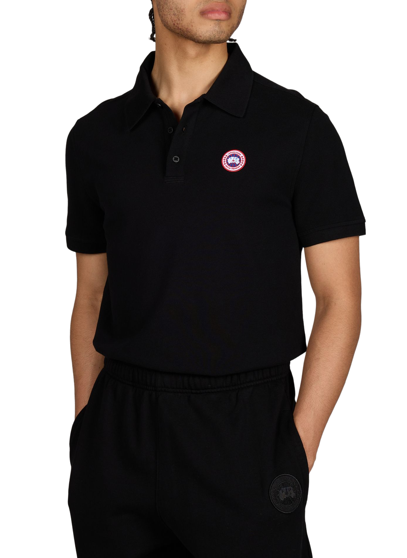 Polo en coton  CANADA GOOSE Noir