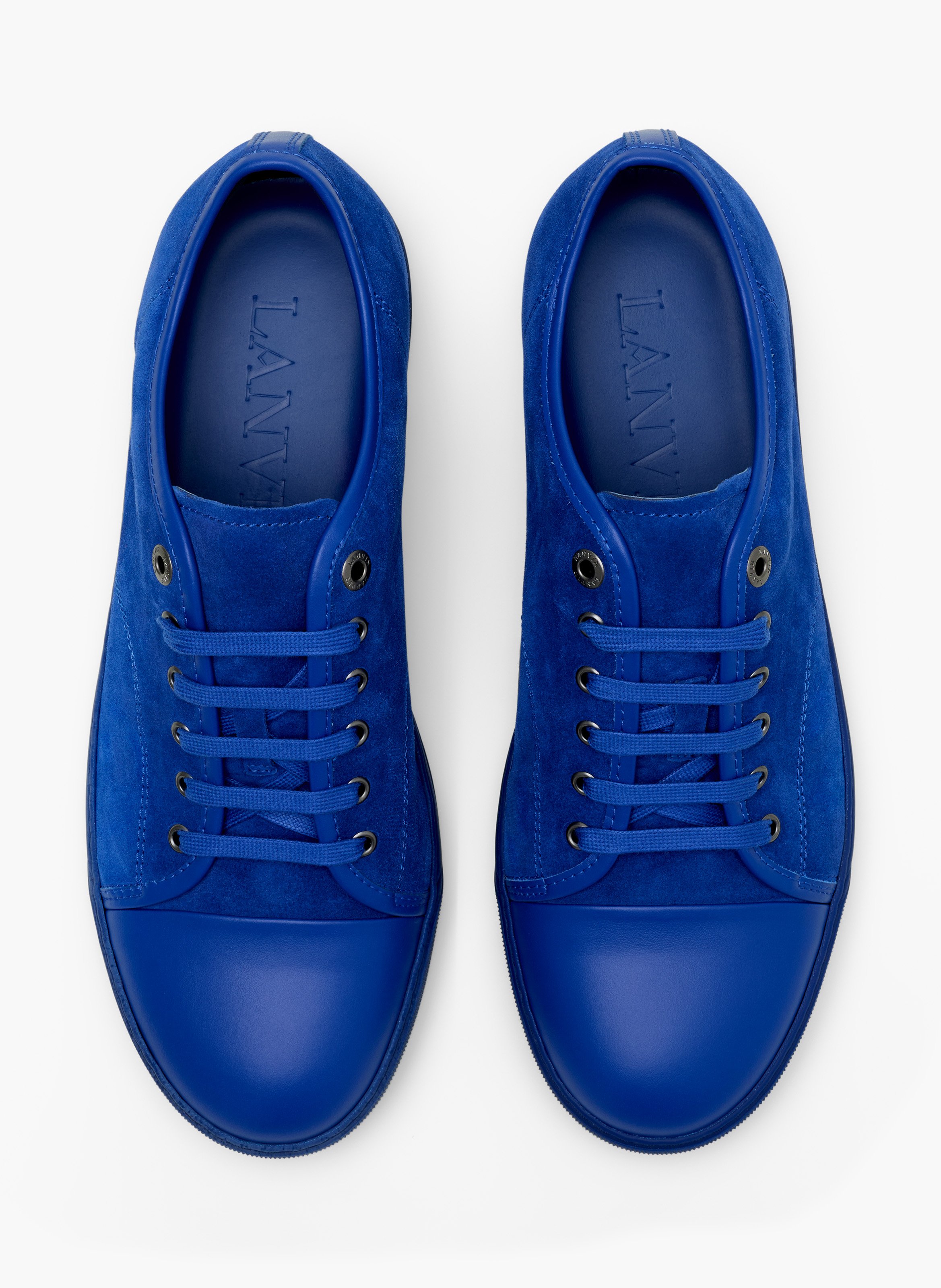 Sneakers dbb1 en cuir et suede Bleu