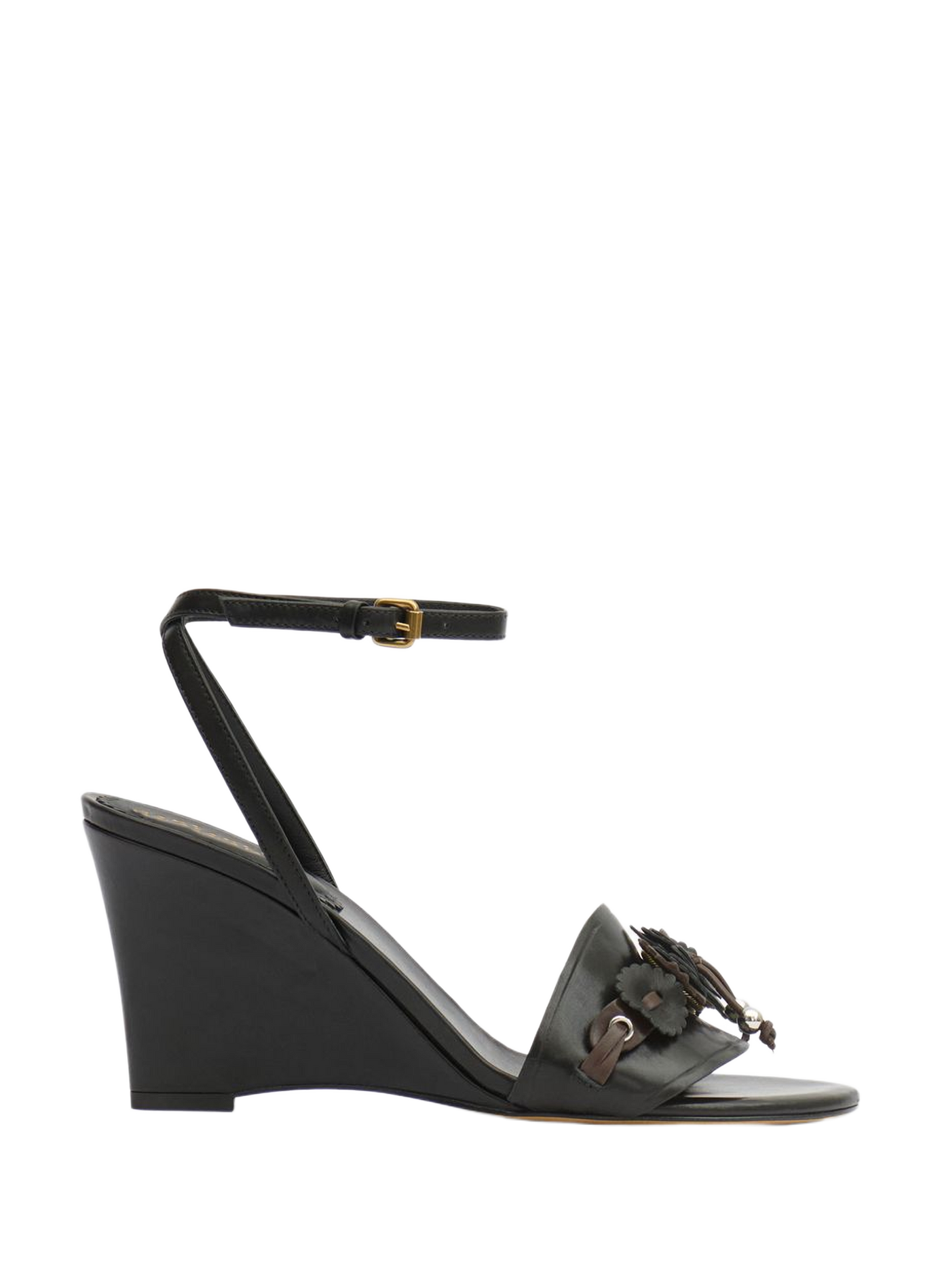 Anerya wedge mules with leather thong ISABEL MARANT Black