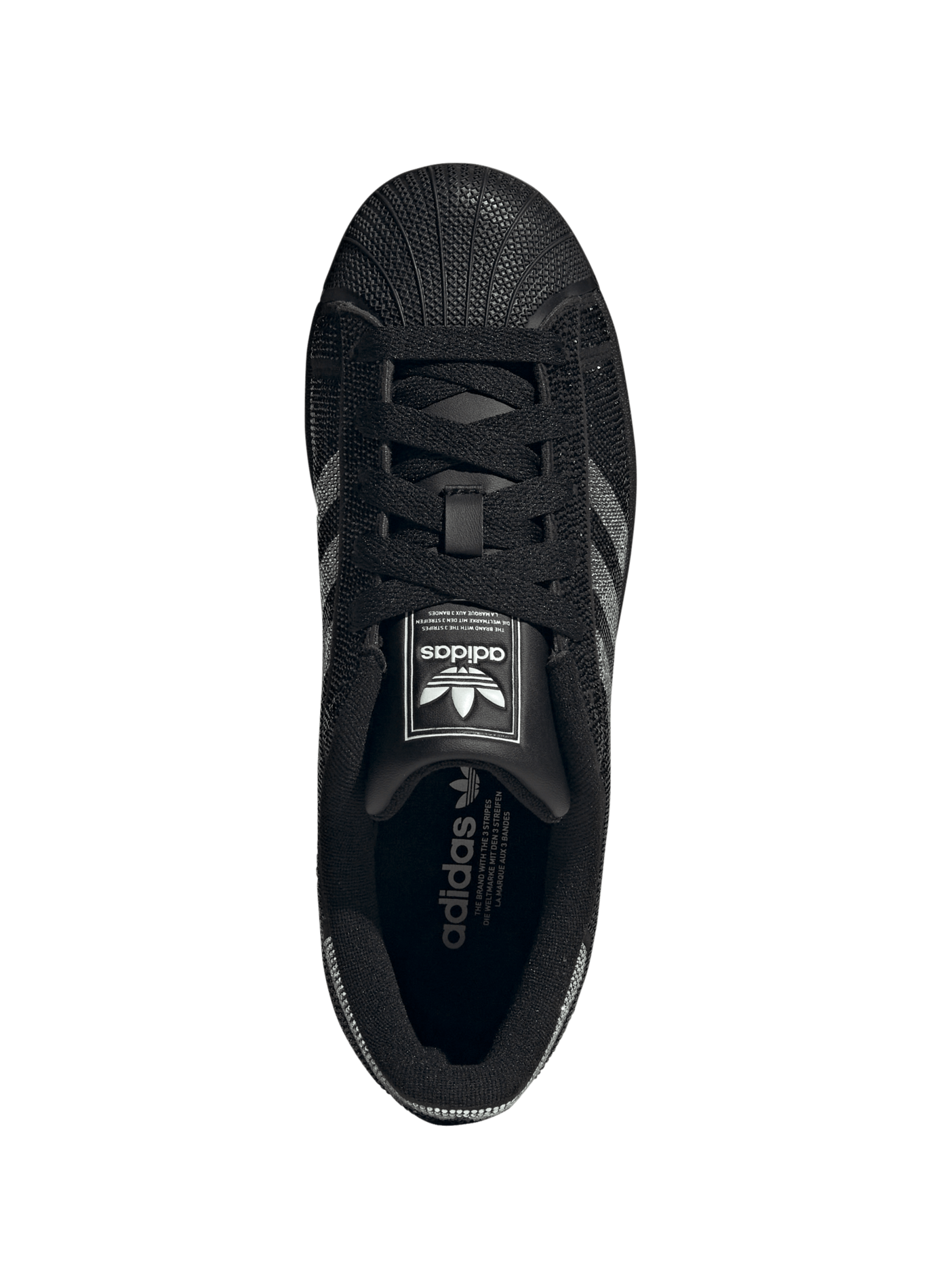 Baskets Superstar II à strass  ADIDAS Black