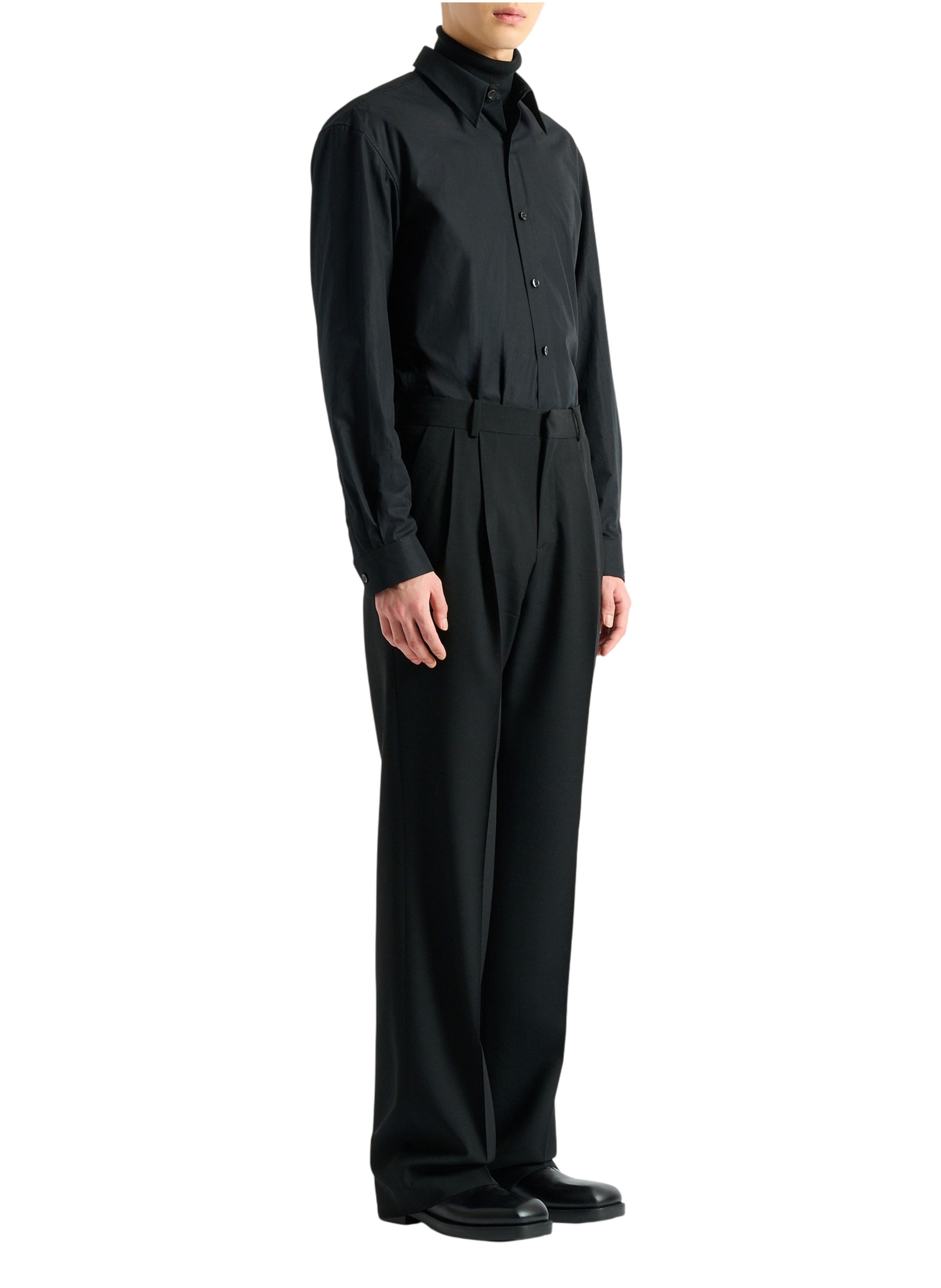 Pantalon en laine BALMAIN Noir