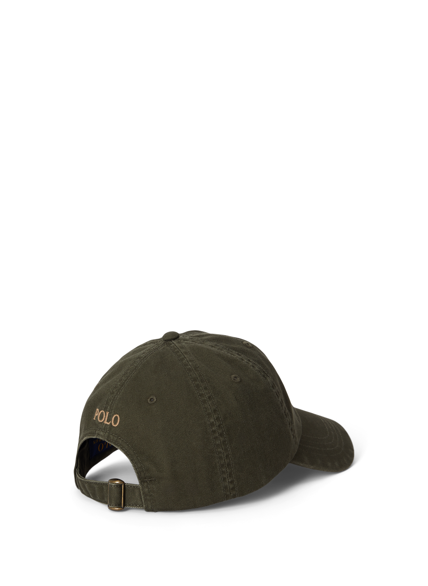 Kappe mit Logo aus Baumwolle POLO RALPH LAUREN Grun