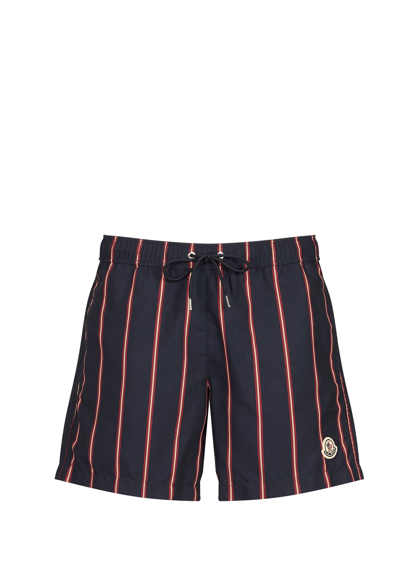 Gestreepte zwemshort met logo MONCLER Veelkleurig