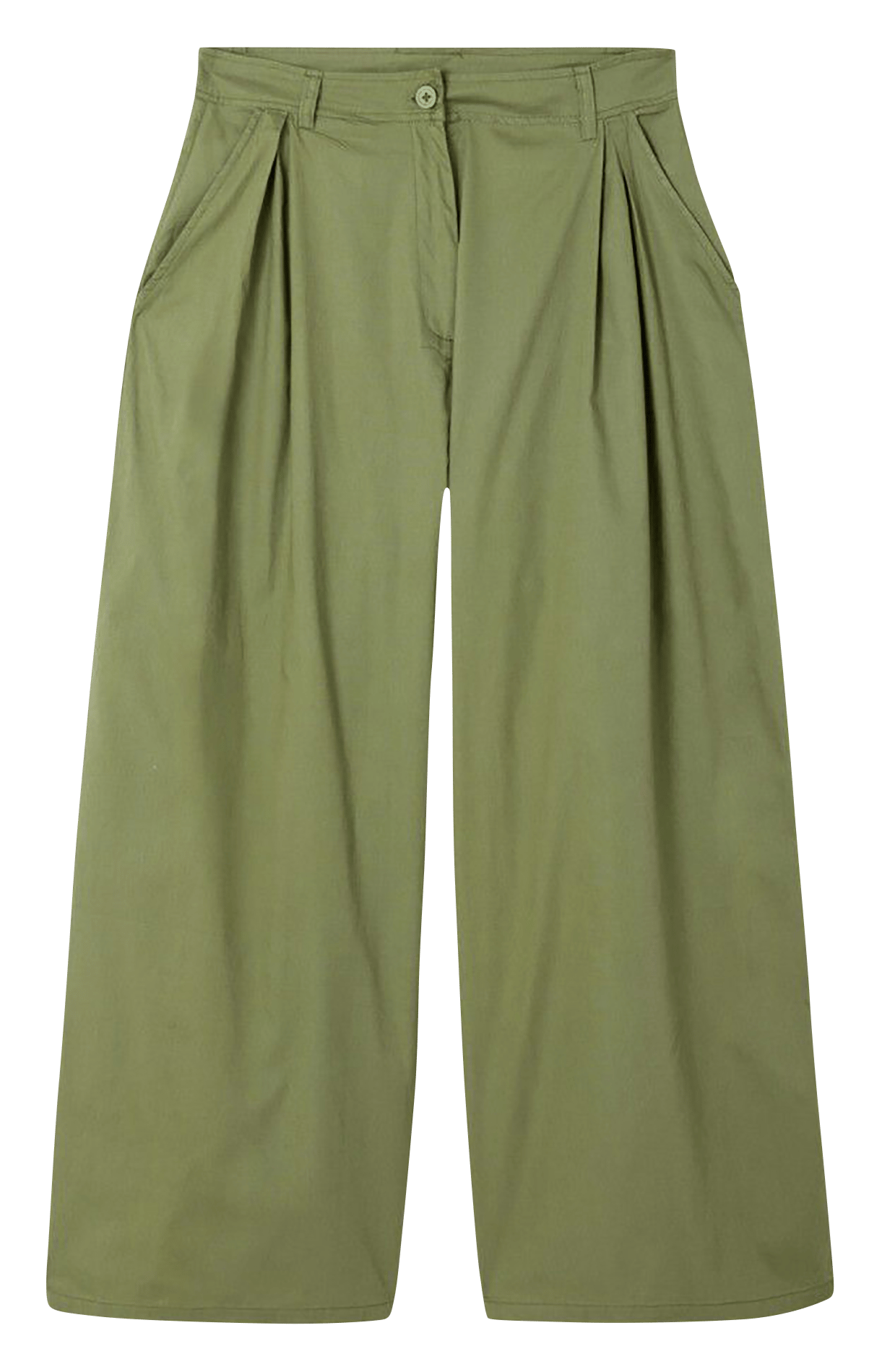 Pantalon large en coton hopratown AMERICAN VINTAGE Marron