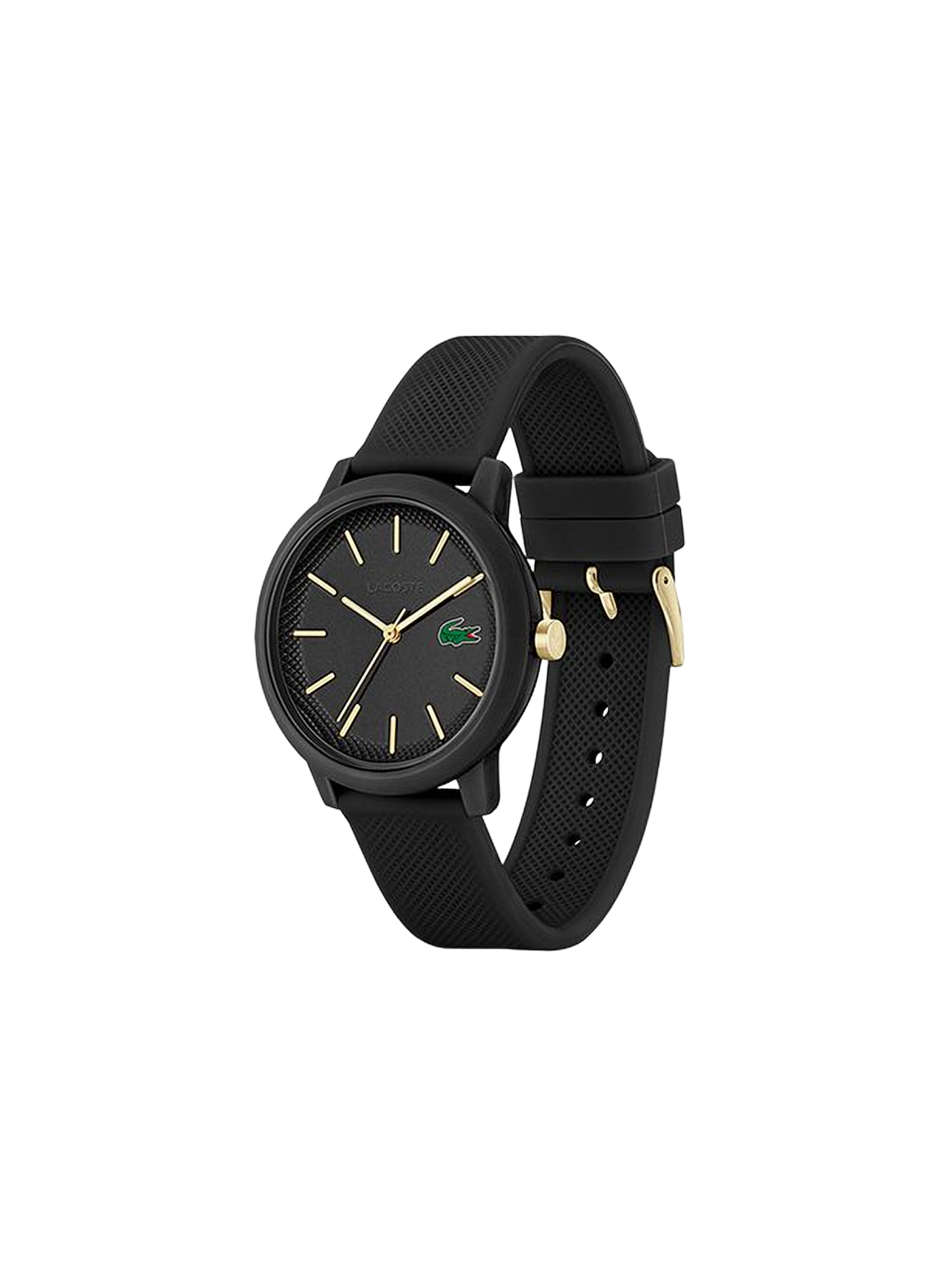Montre quartz Lacoste.12.12 en silicone LACOSTE MONTRES Noir
