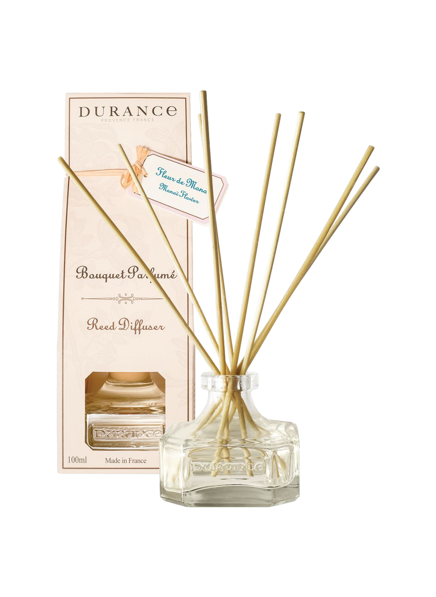 Geurverspreider Bloem van monoï 100ml DURANCE Blauw