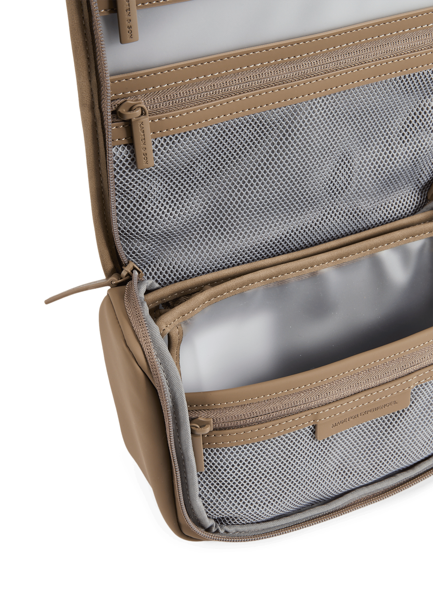 Kosmetiktasche Bali Washbag KAPTEN & SON Braun