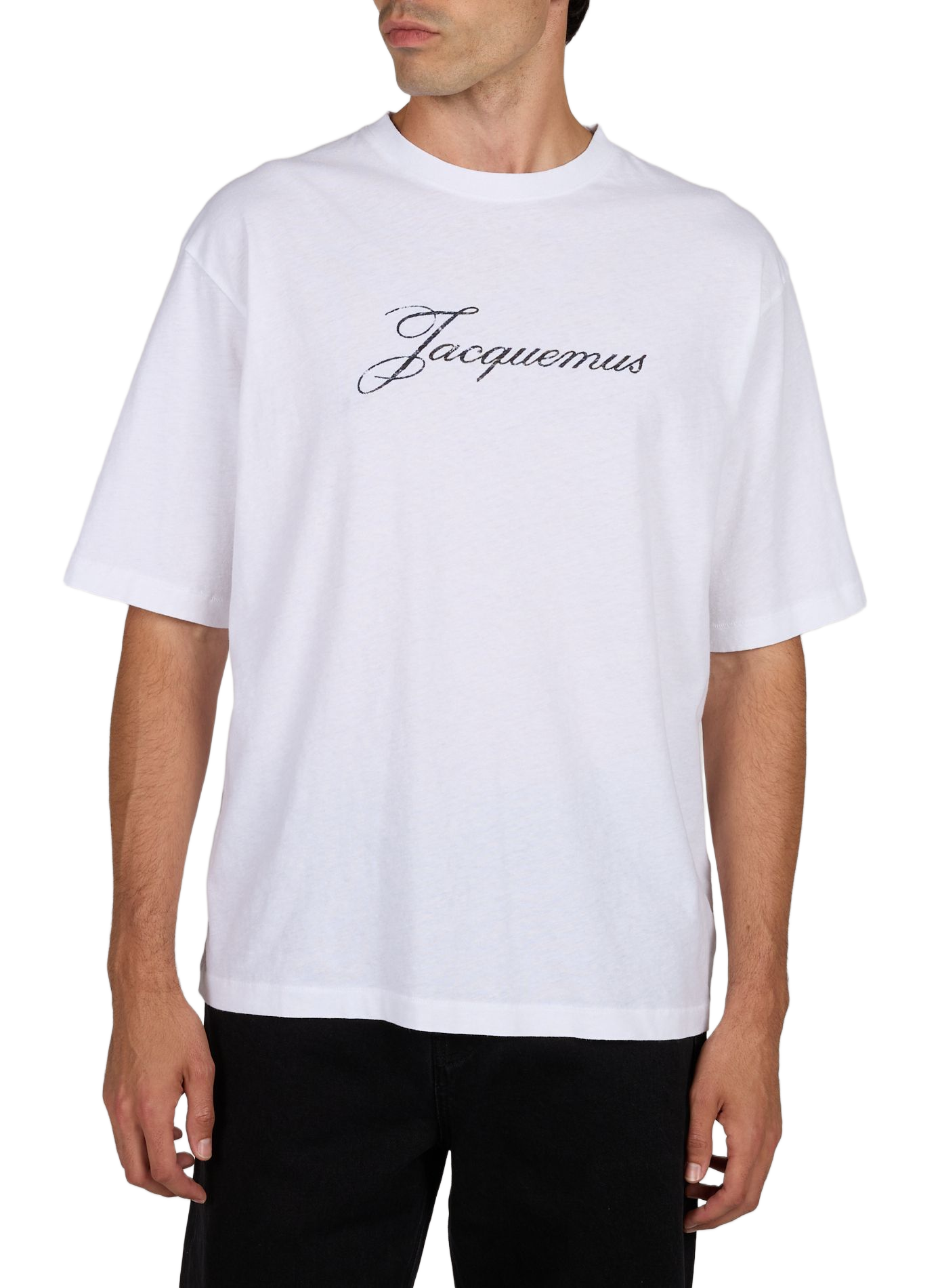 Printed logo T-shirt JACQUEMUS White