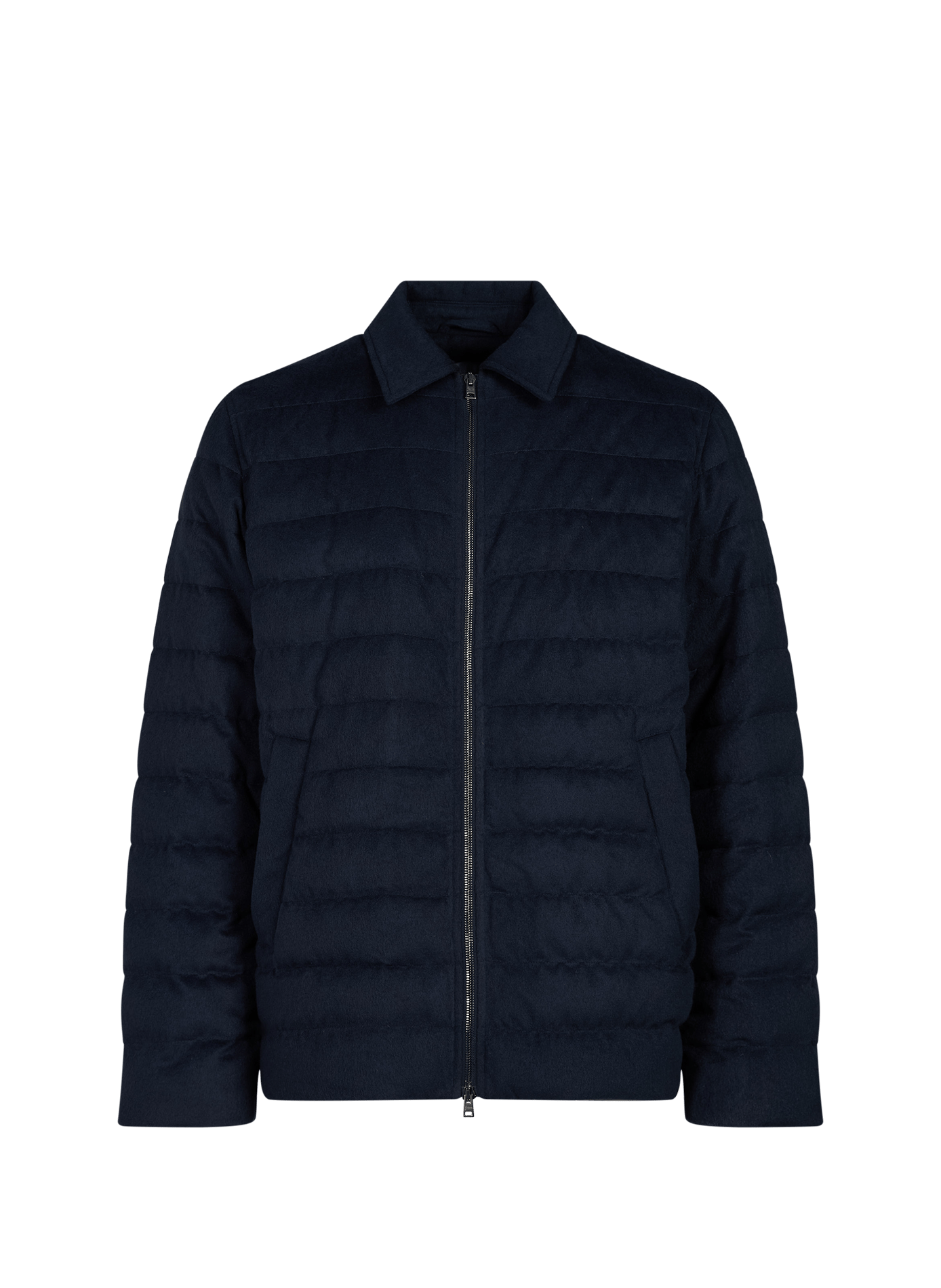 Blouson droit aspect matelassé HERNO Bleu