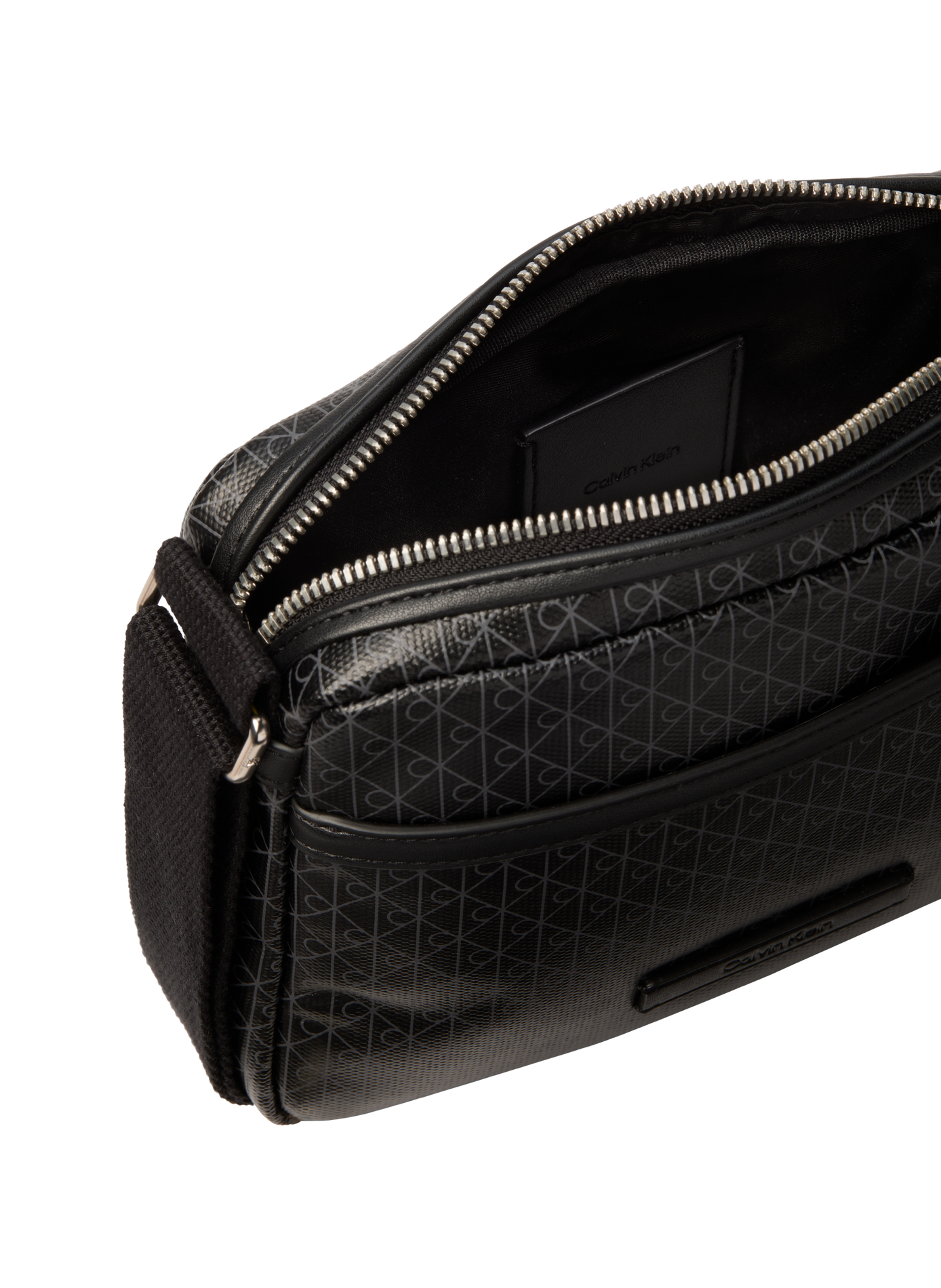 Printed Shoulder Bag CALVIN KLEIN Black