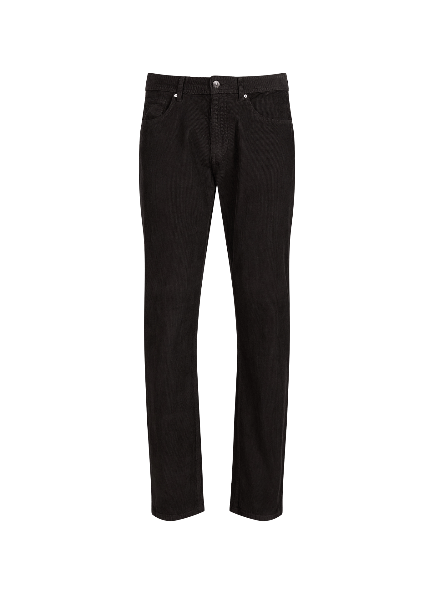 Pantalon droit en velours côtelé ARMANI EXCHANGE Marron