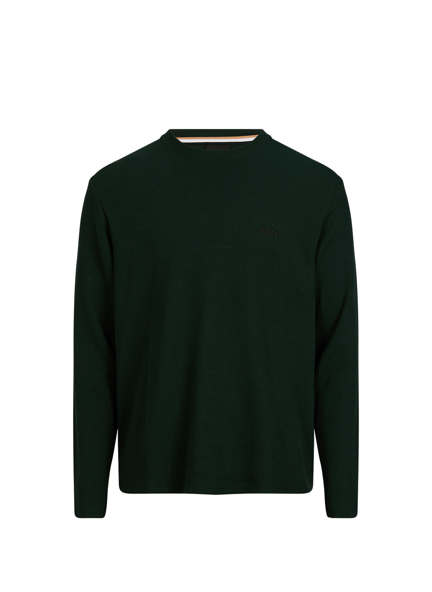 Straight fit long-sleeve logo t-shirt BOSS Green