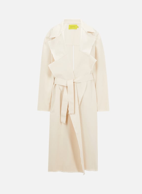 Recycled and organic cotton-blend trench coat MARQUES ALMEIDA Recycled and organic cotton-blend trench coat MARQUES ALMEIDA